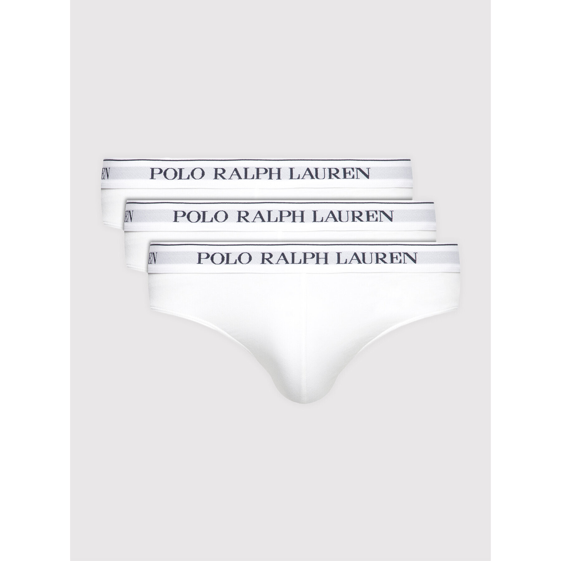 Polo Ralph Lauren Set 3 perechi de slipuri 714513423 Alb - Pled.ro