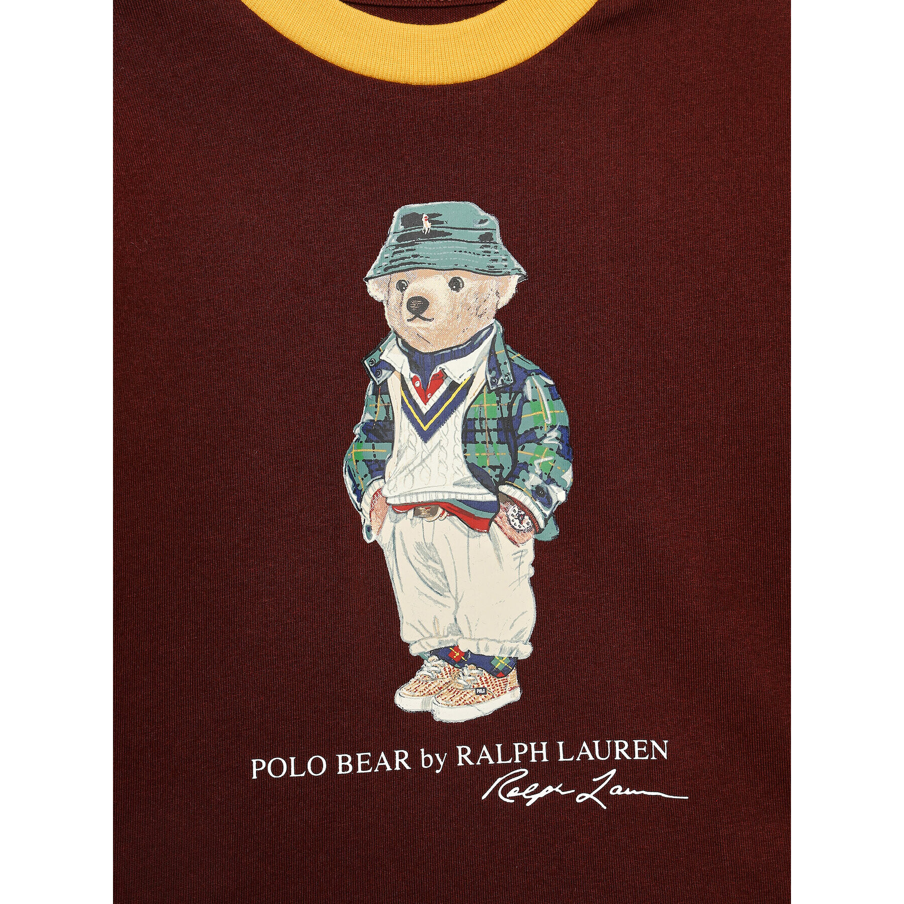 Polo Ralph Lauren Set bluză și pantalon Ls Cn Bear 320920334001 Roșu Regular Fit - Pled.ro