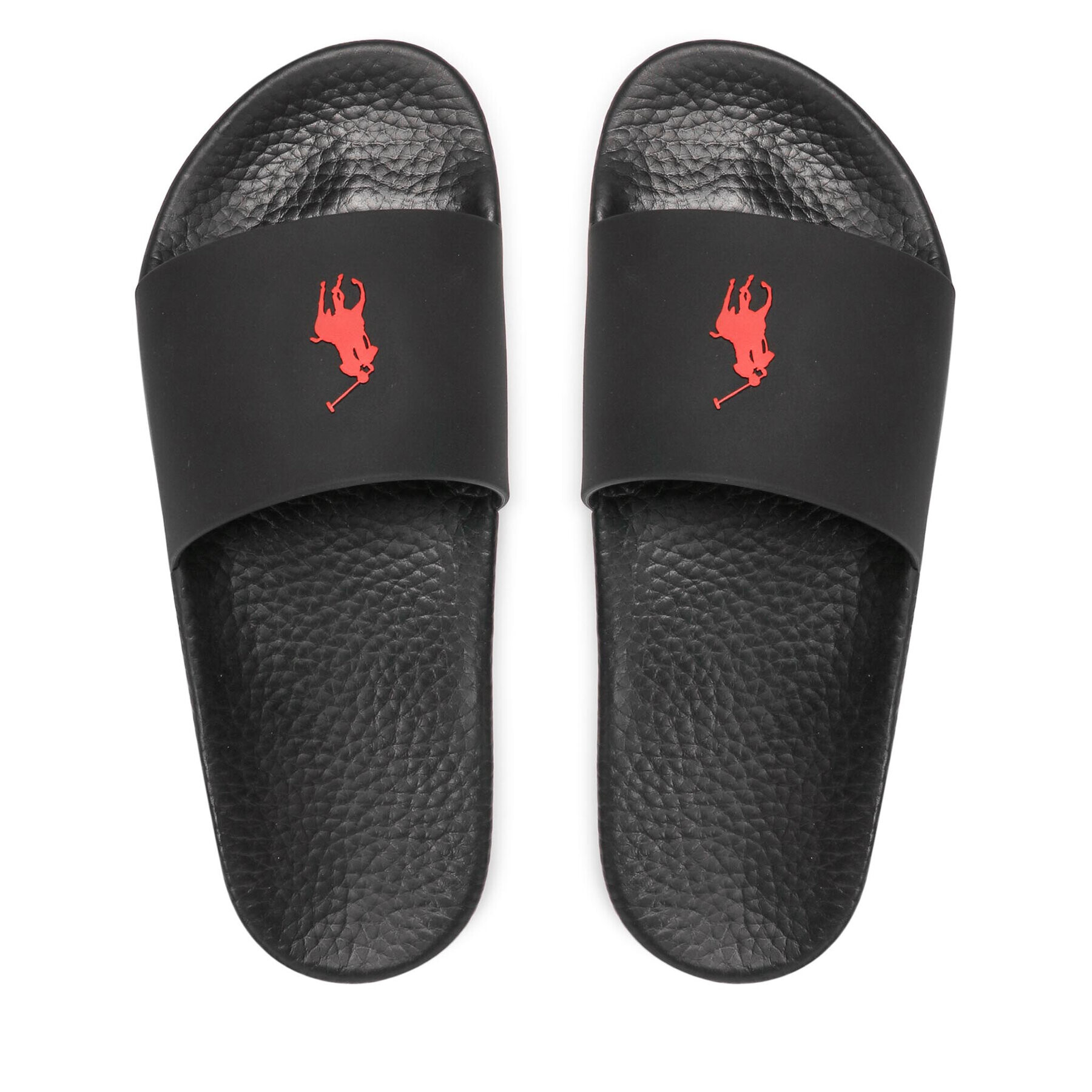 Polo Ralph Lauren Șlapi Polo Slide 809852071004 Negru - Pled.ro