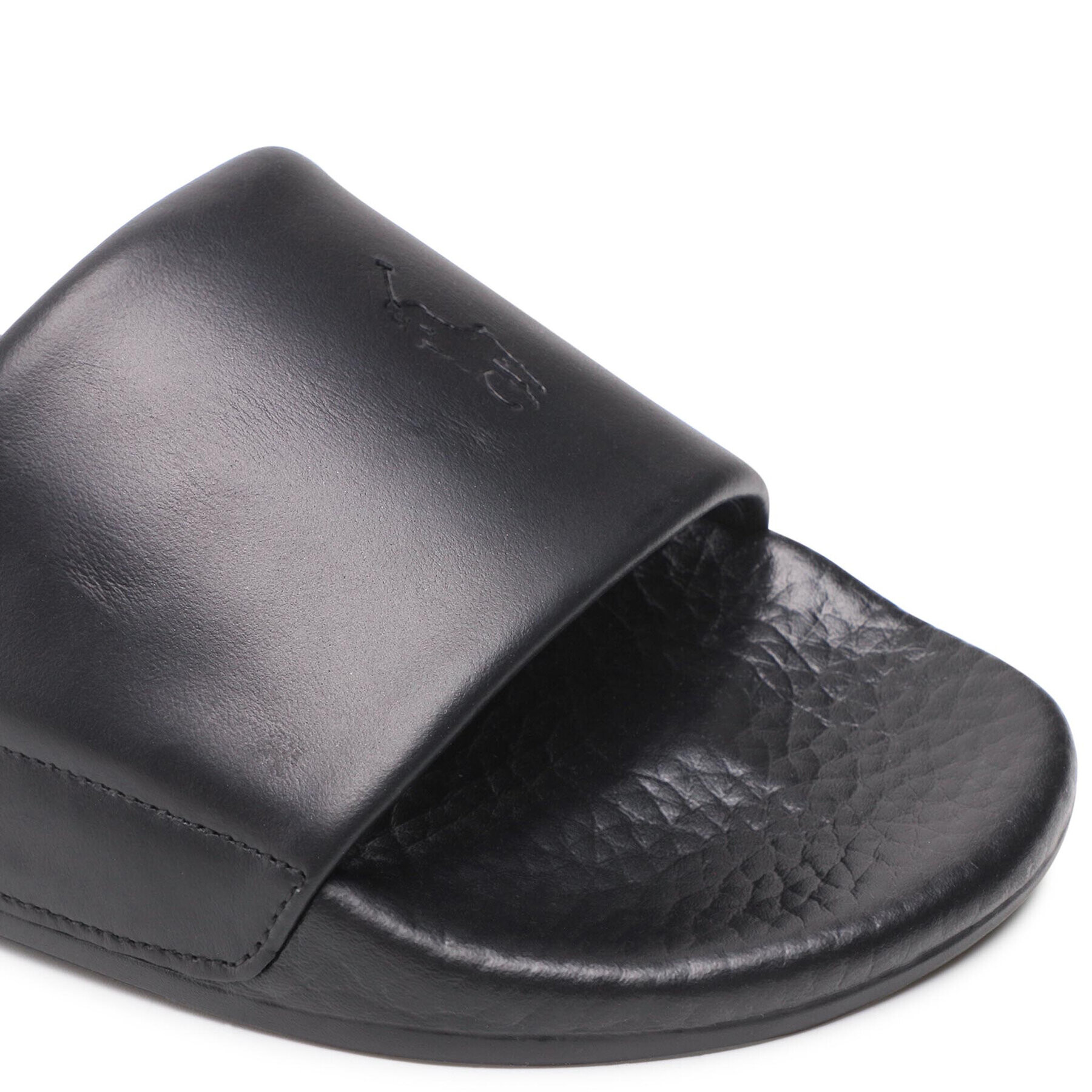 Polo Ralph Lauren Șlapi Polo Slide 809862552001 Negru - Pled.ro