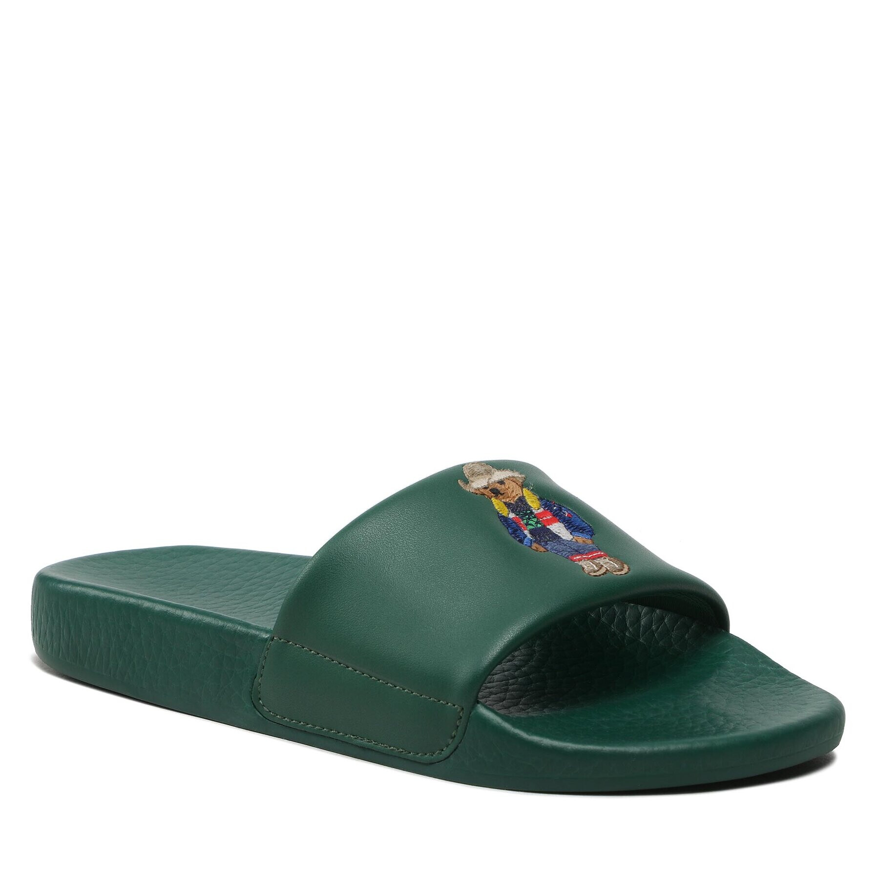 Polo Ralph Lauren Șlapi Polo Slide 809878092002 Verde - Pled.ro