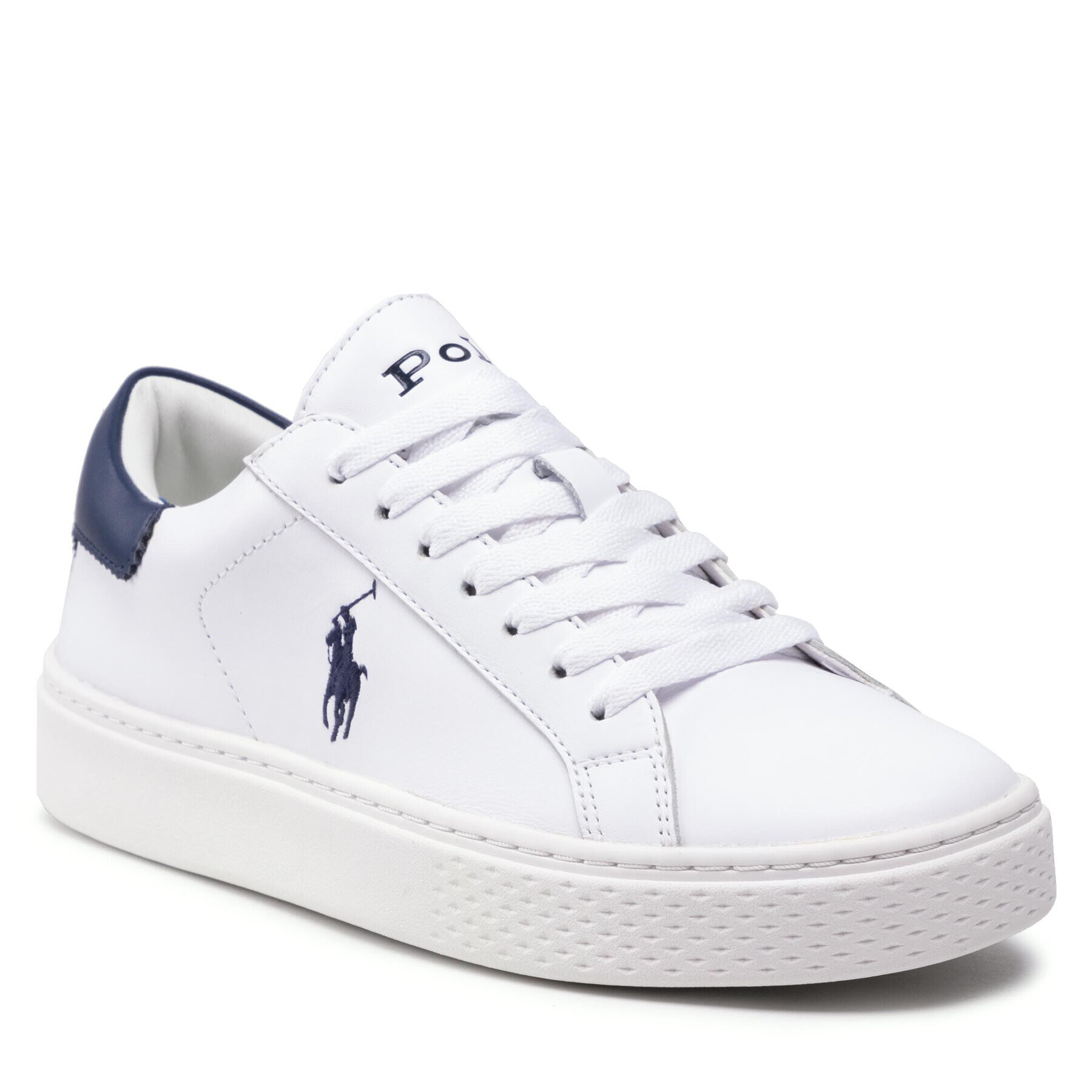 Polo Ralph Lauren Sneakers Court 125 II 804820378001 Alb - Pled.ro