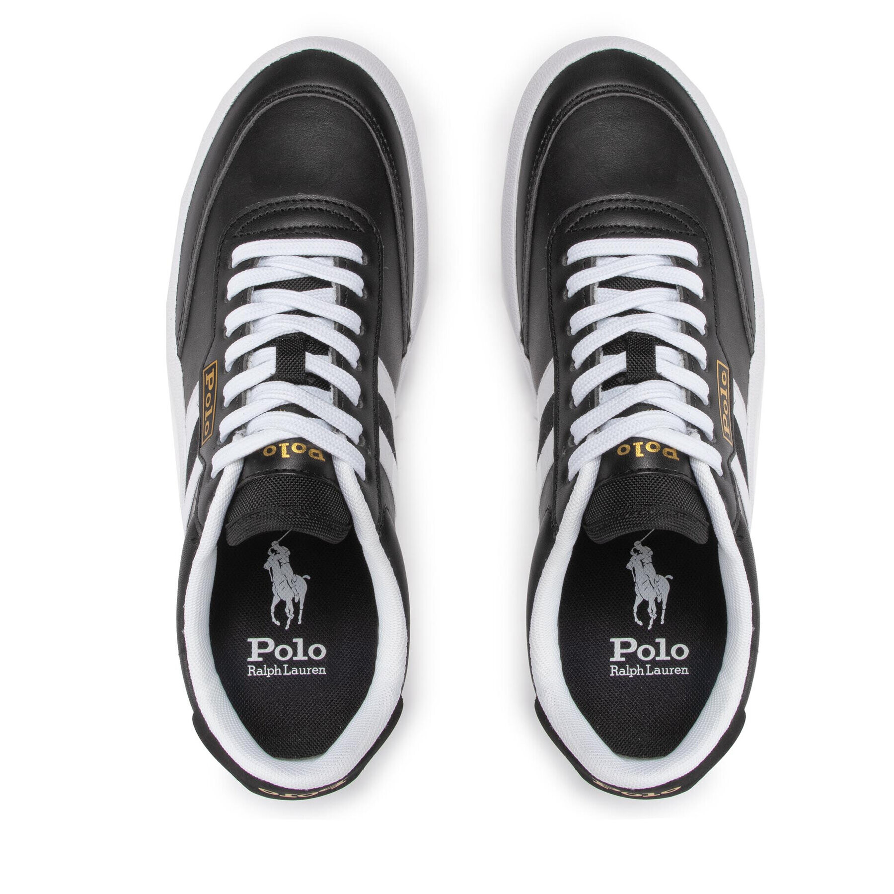 Polo Ralph Lauren Sneakers Court Vlc 816845104001 Negru - Pled.ro