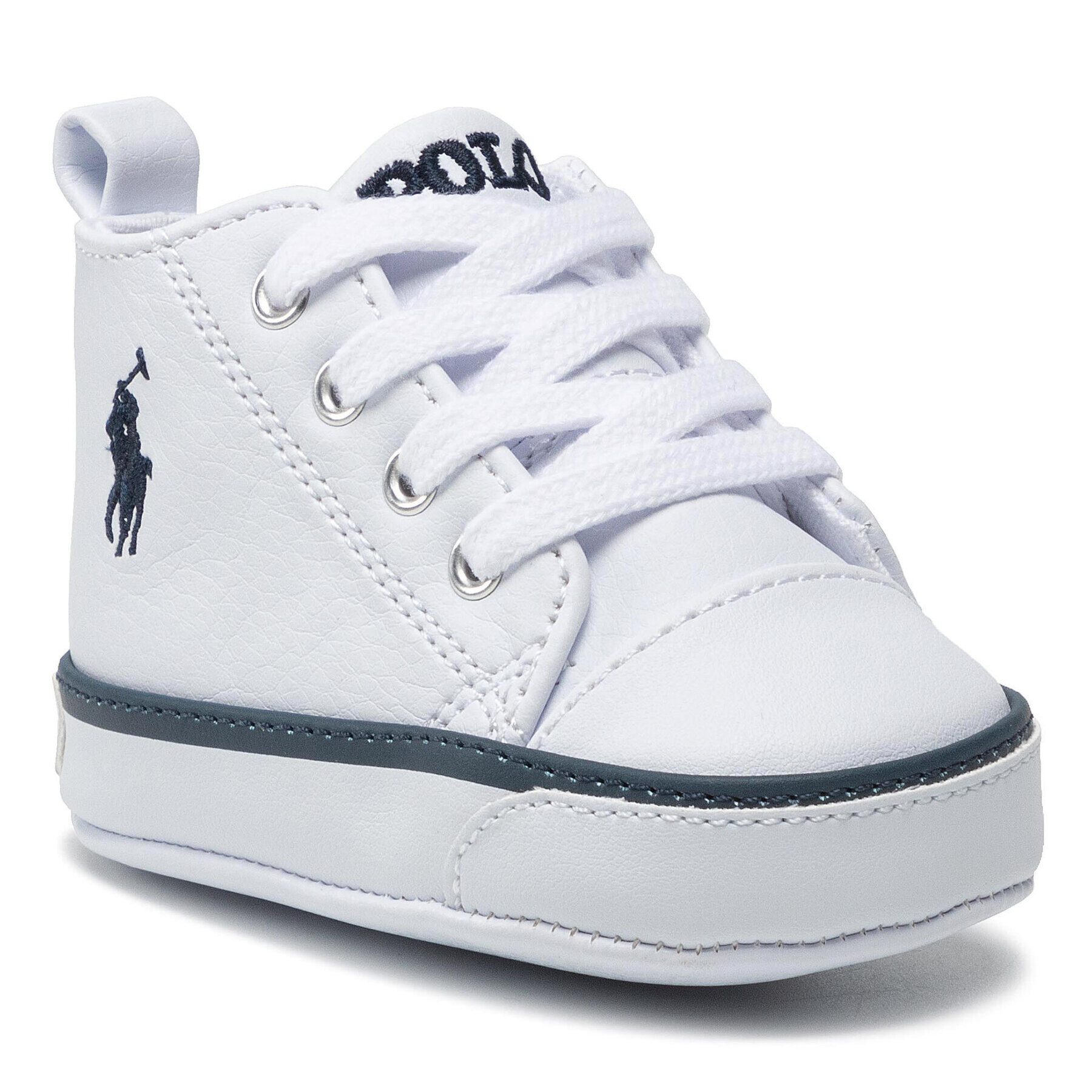 Polo Ralph Lauren Sneakers Hamptyn Hi RL100532 Alb - Pled.ro