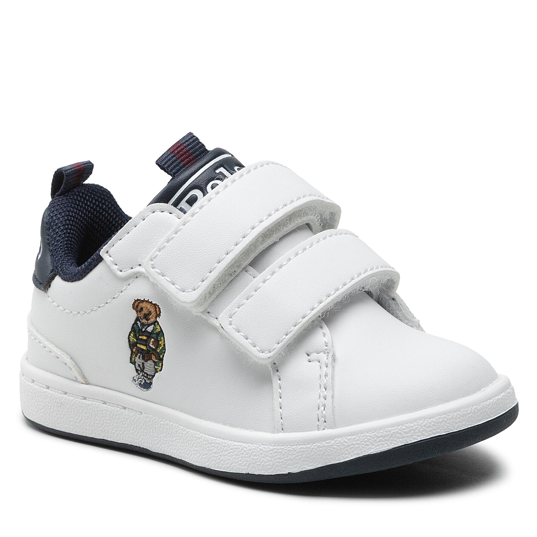 Polo Ralph Lauren Sneakers Heritage Court Bear Ez RF103795 M Alb - Pled.ro