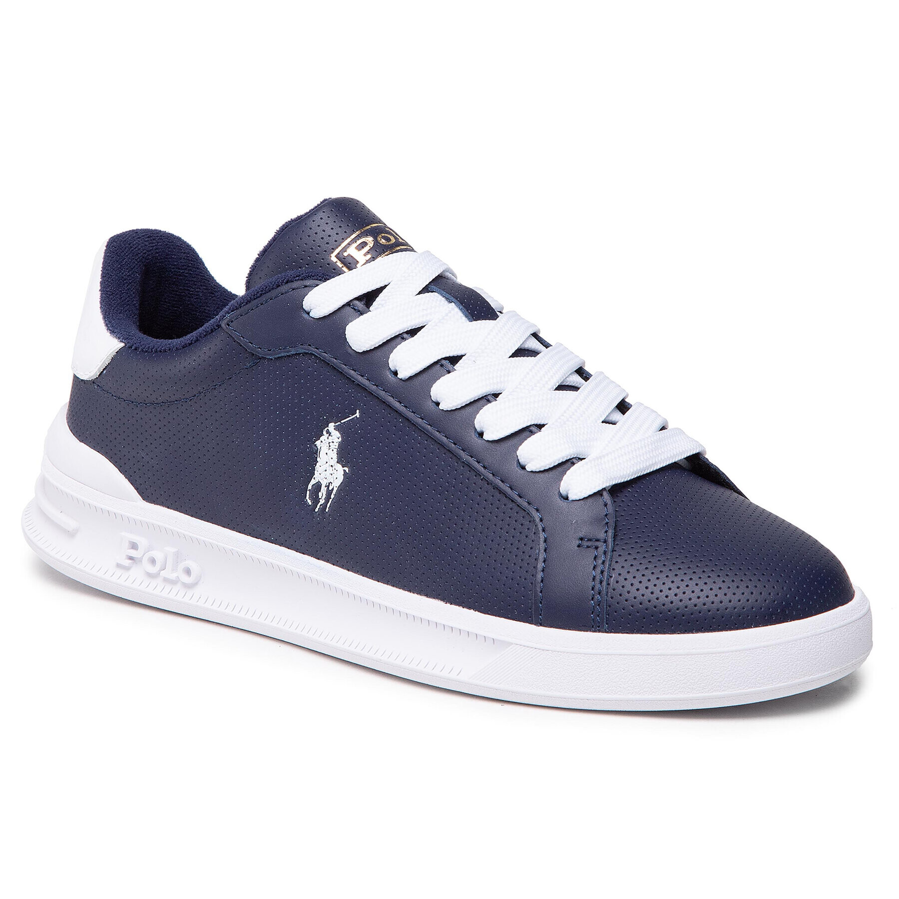 Polo Ralph Lauren Sneakers Hrt Ct II 809829825003 Bleumarin - Pled.ro