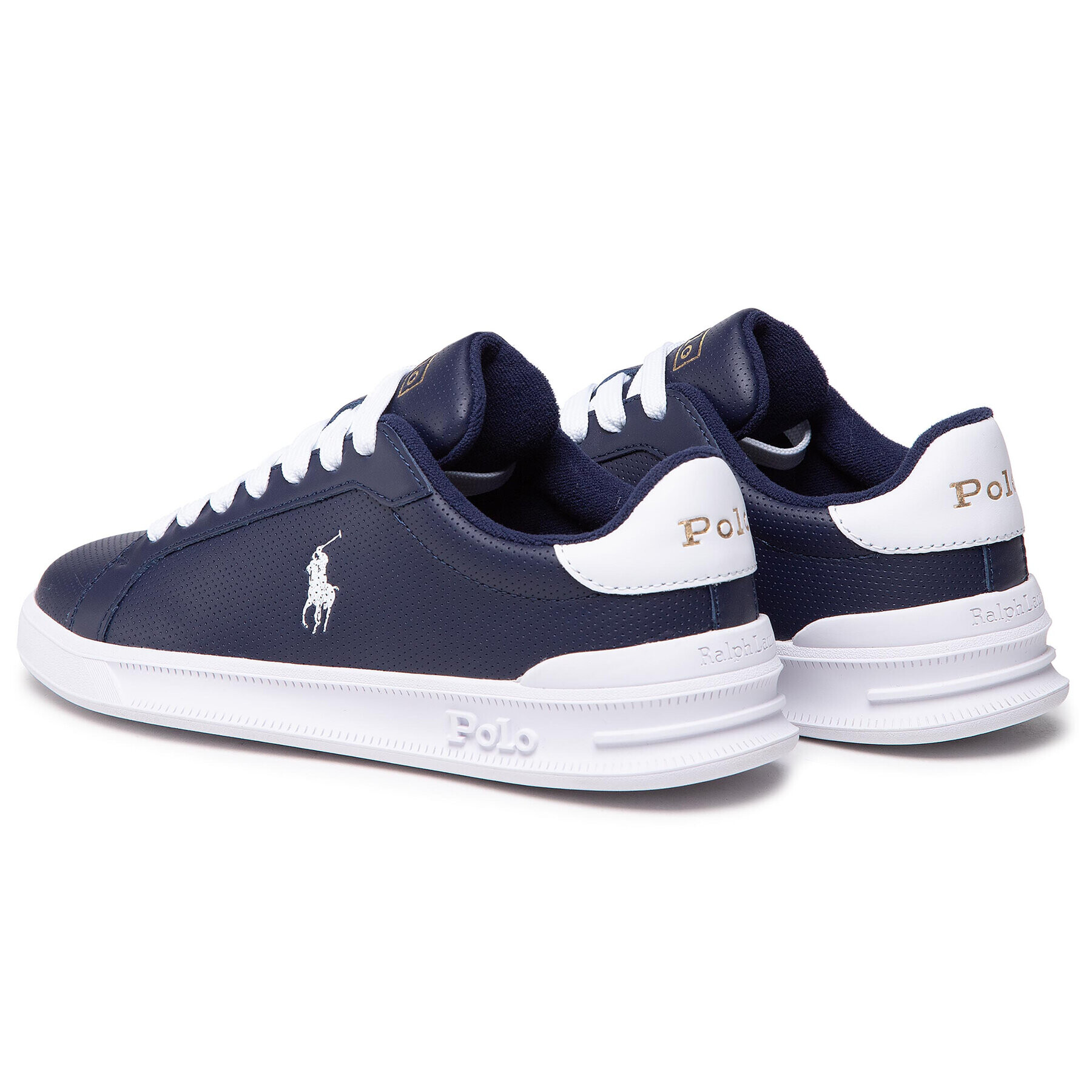 Polo Ralph Lauren Sneakers Hrt Ct II 809829825003 Bleumarin - Pled.ro