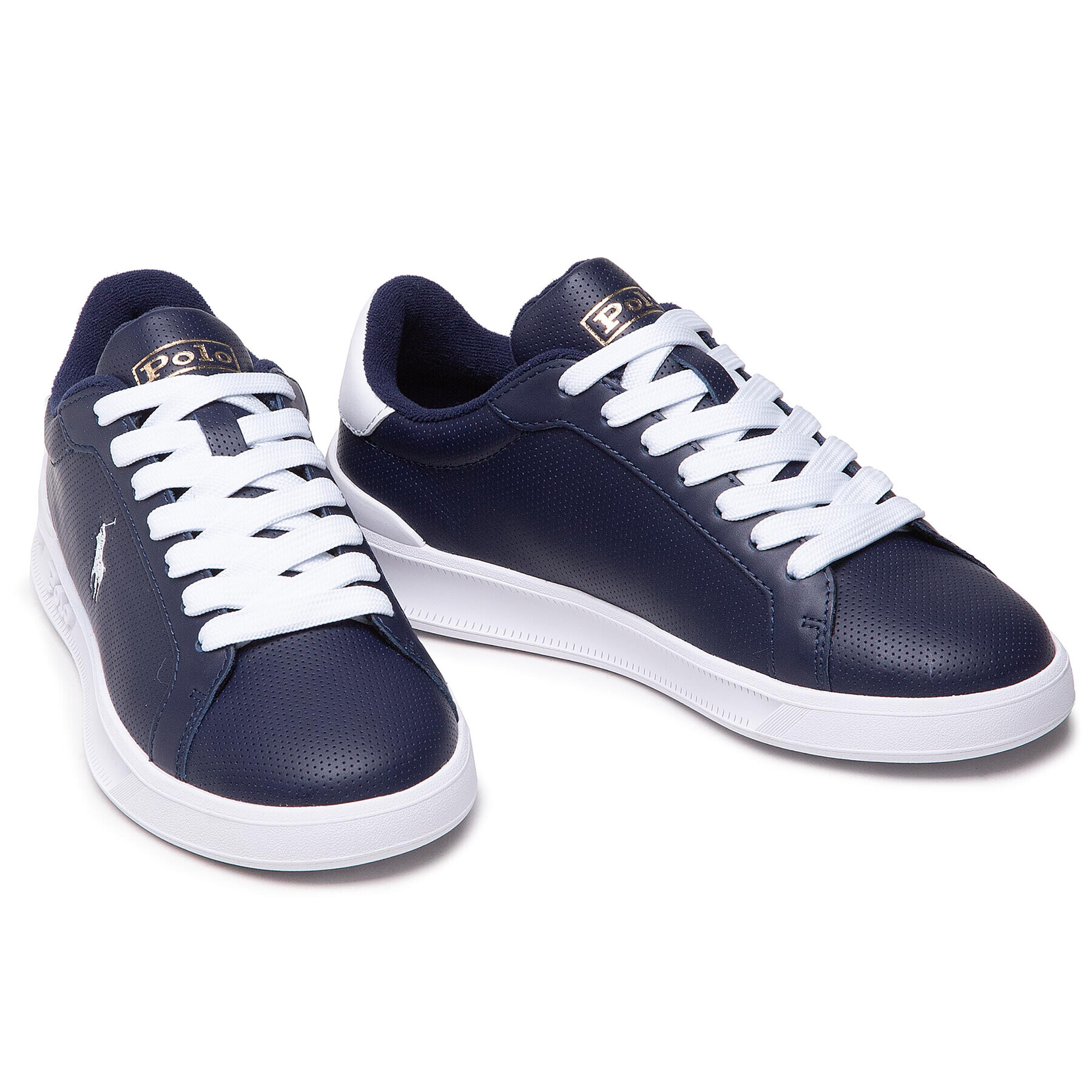 Polo Ralph Lauren Sneakers Hrt Ct II 809829825003 Bleumarin - Pled.ro