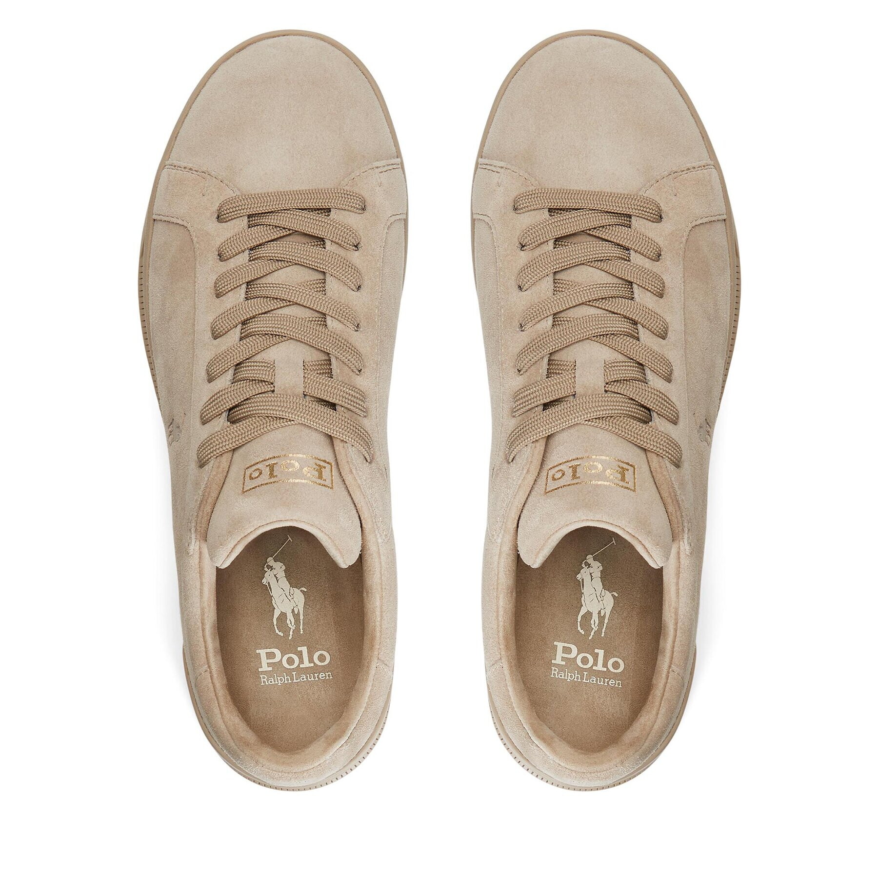 Polo Ralph Lauren Sneakers Hrt Ct Ii 809877601001 Bej - Pled.ro