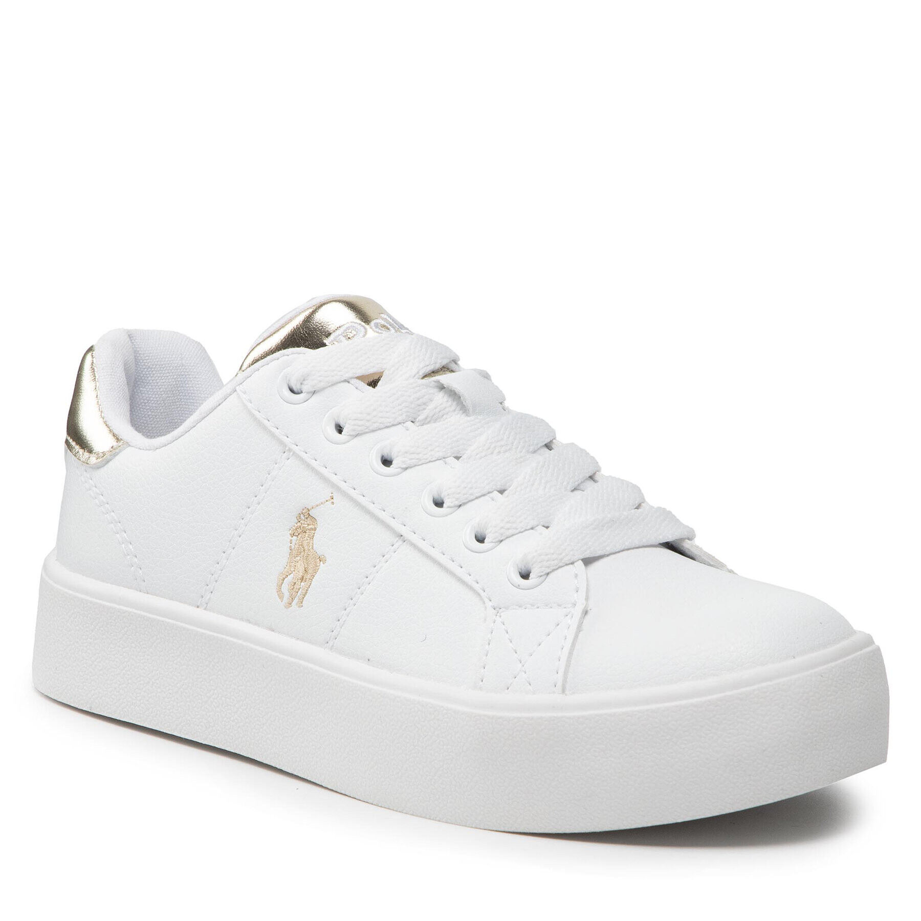 Polo Ralph Lauren Sneakers Ltt Platform RF103185 Alb - Pled.ro