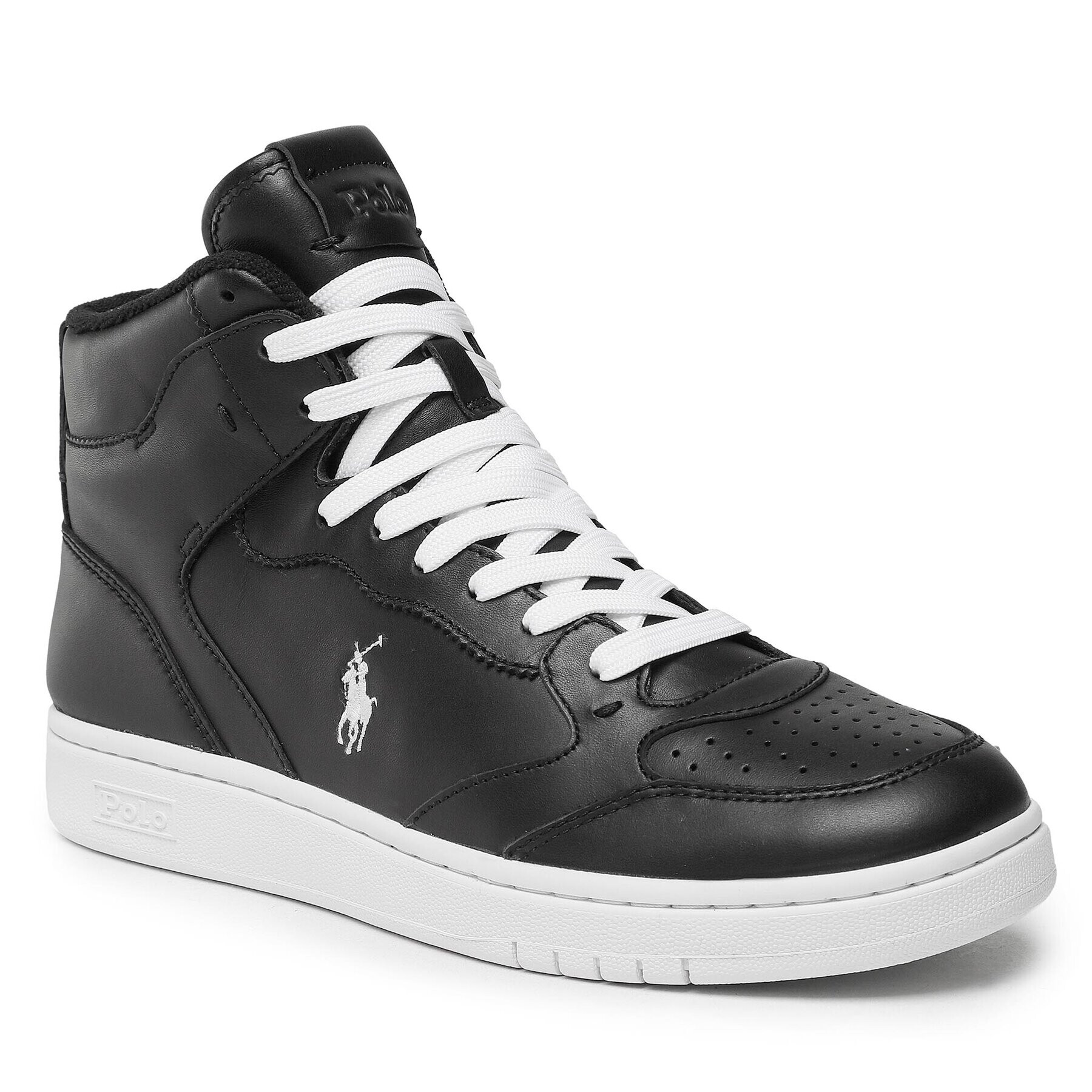 Polo Ralph Lauren Sneakers Polo Crt High 809877680002 Negru - Pled.ro