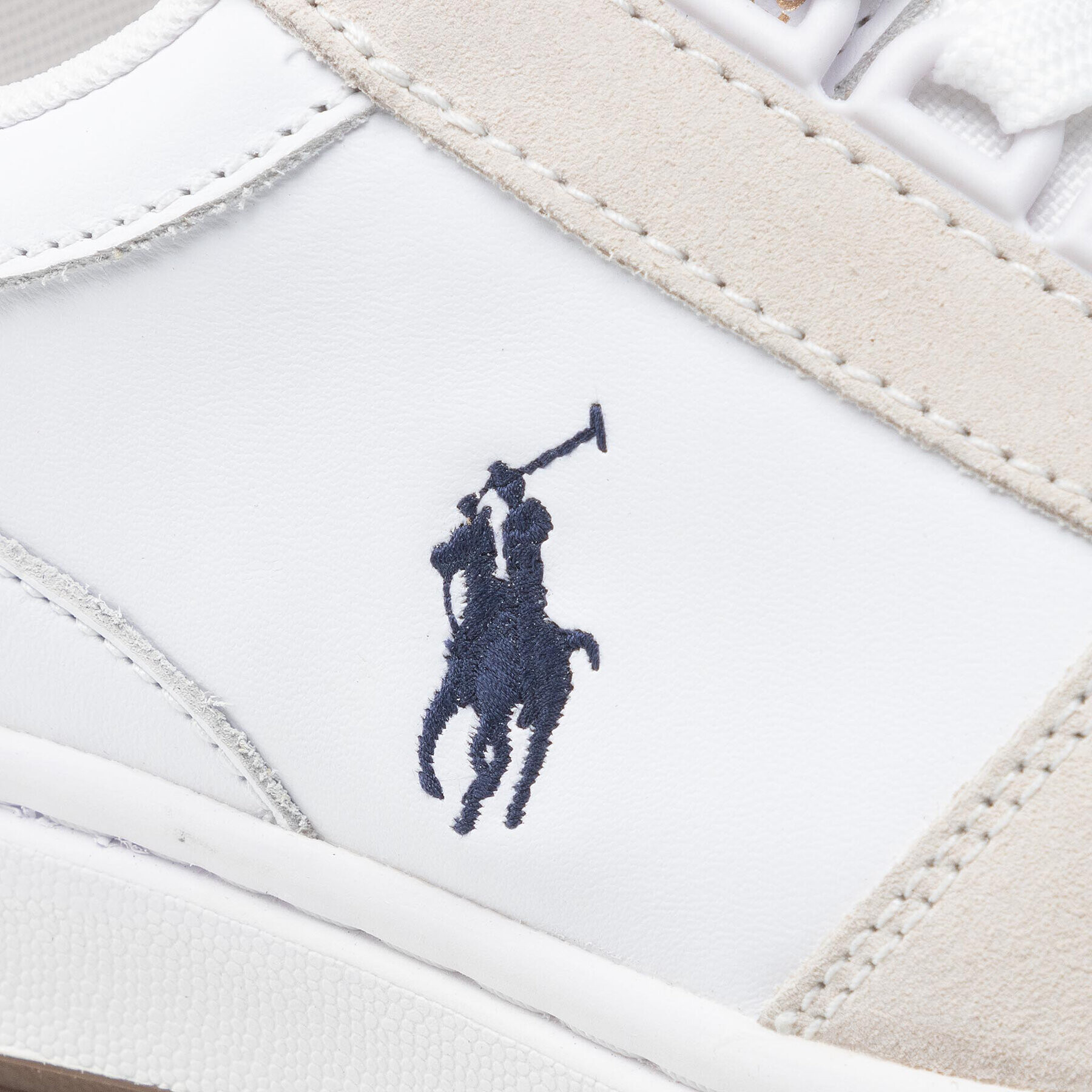 Polo Ralph Lauren Sneakers Polo Crt Pp 809834463002 Alb - Pled.ro