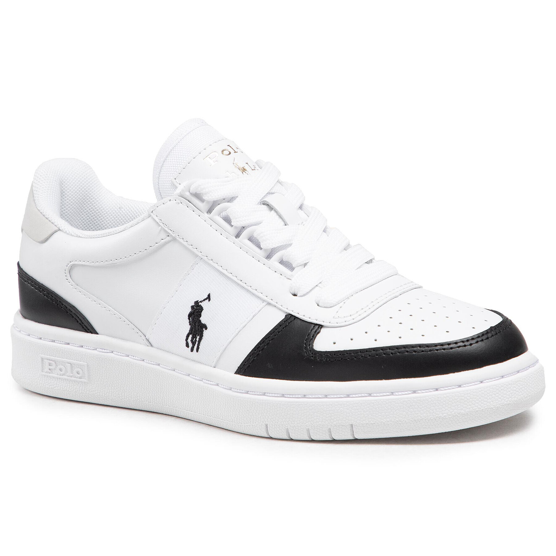 Polo Ralph Lauren Sneakers Polo Crt Pp 809834778001 Alb - Pled.ro