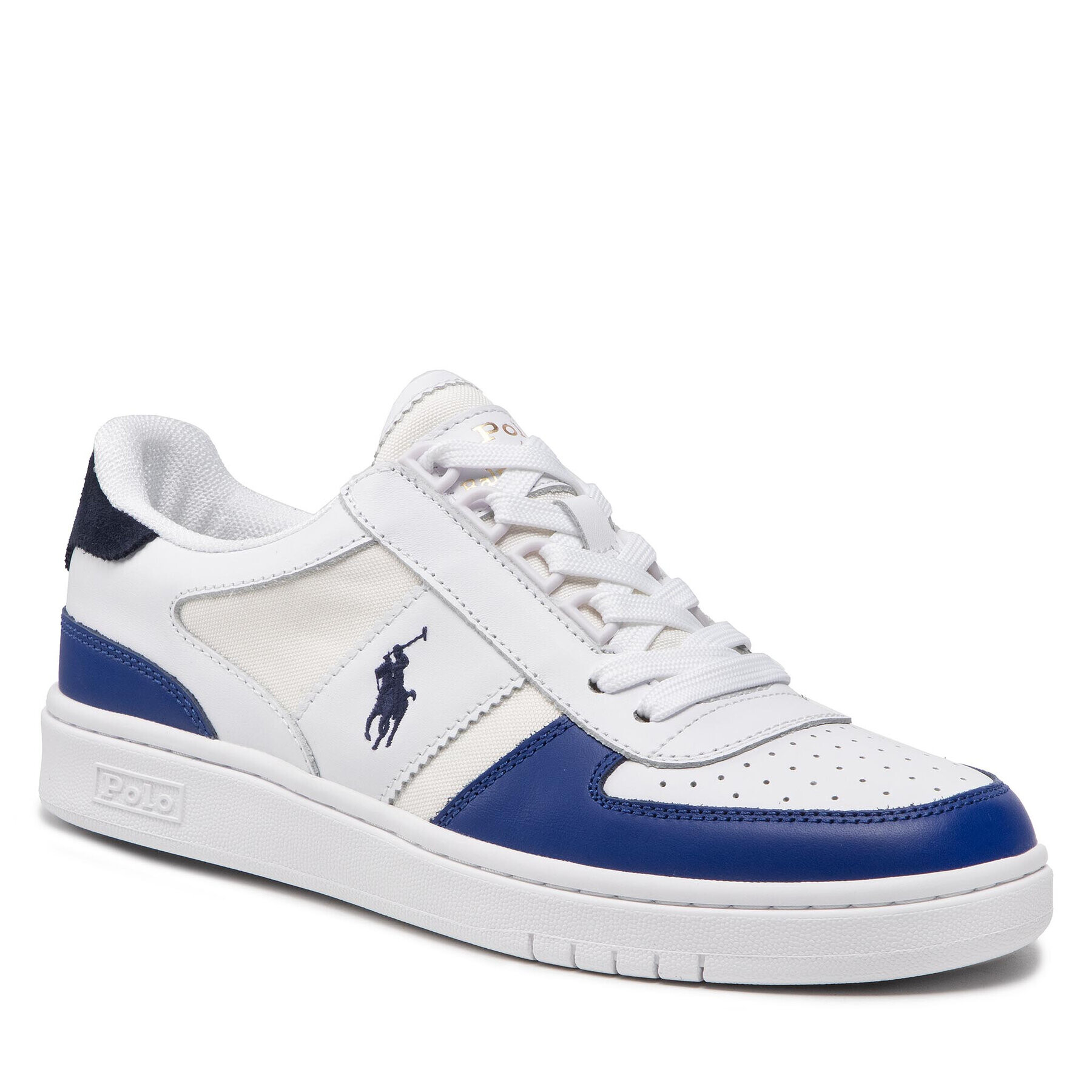 Polo Ralph Lauren Sneakers Polo Crt Pp 809860887001 Alb - Pled.ro