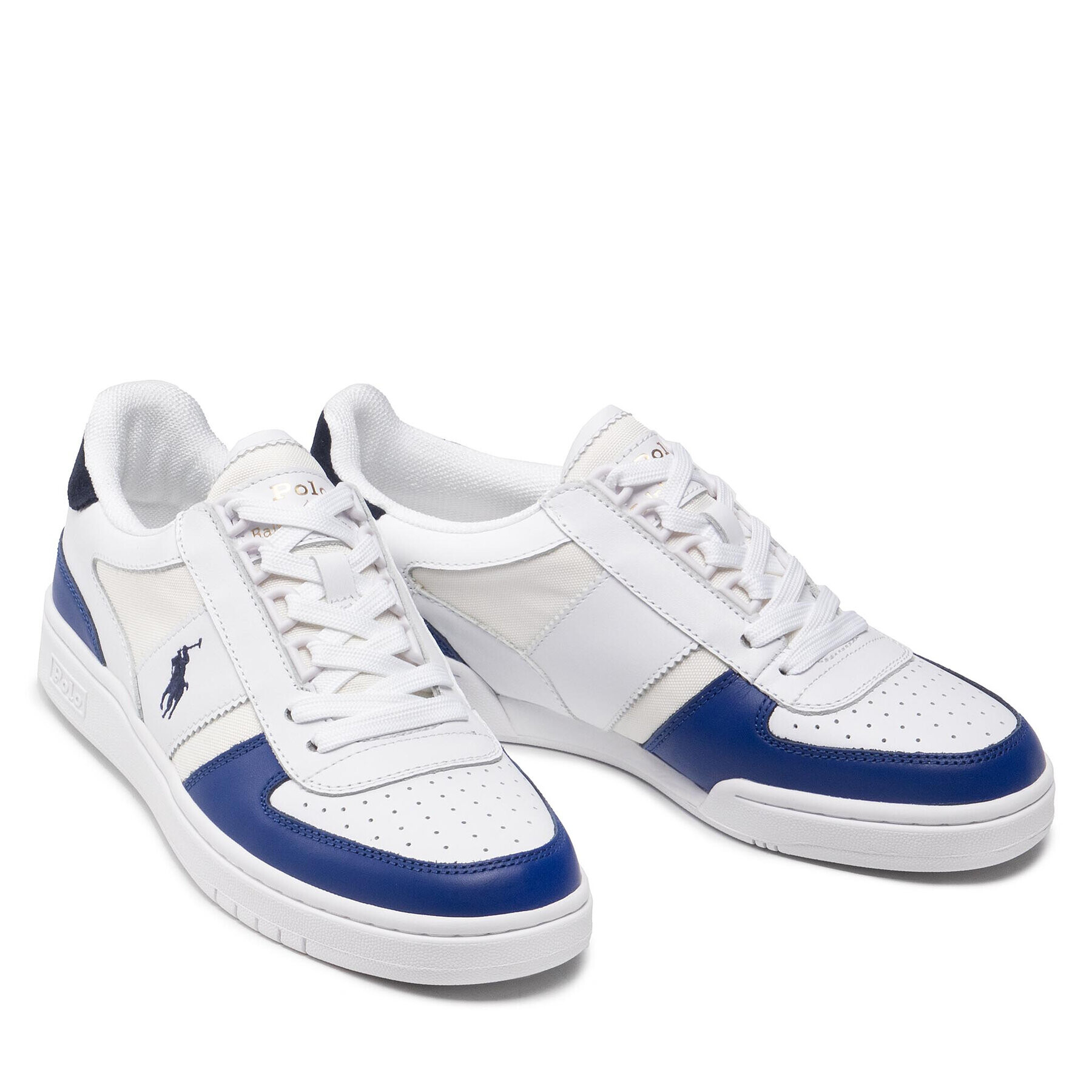 Polo Ralph Lauren Sneakers Polo Crt Pp 809860887001 Alb - Pled.ro