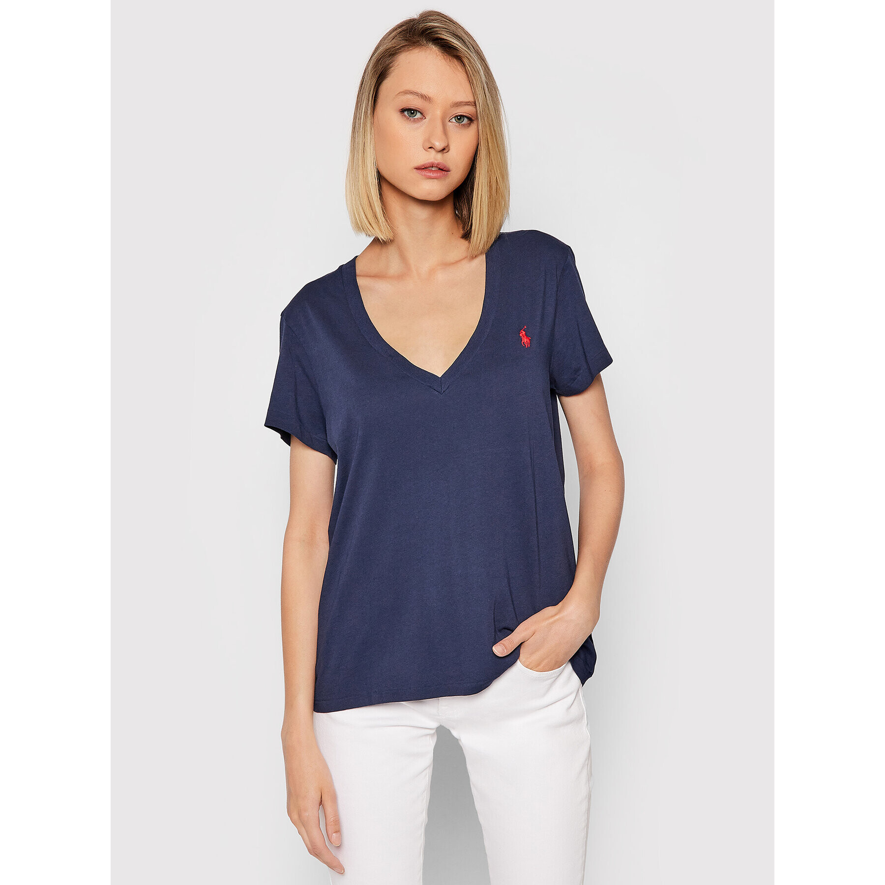 Polo Ralph Lauren Tricou 211810419 Bleumarin Regular Fit - Pled.ro