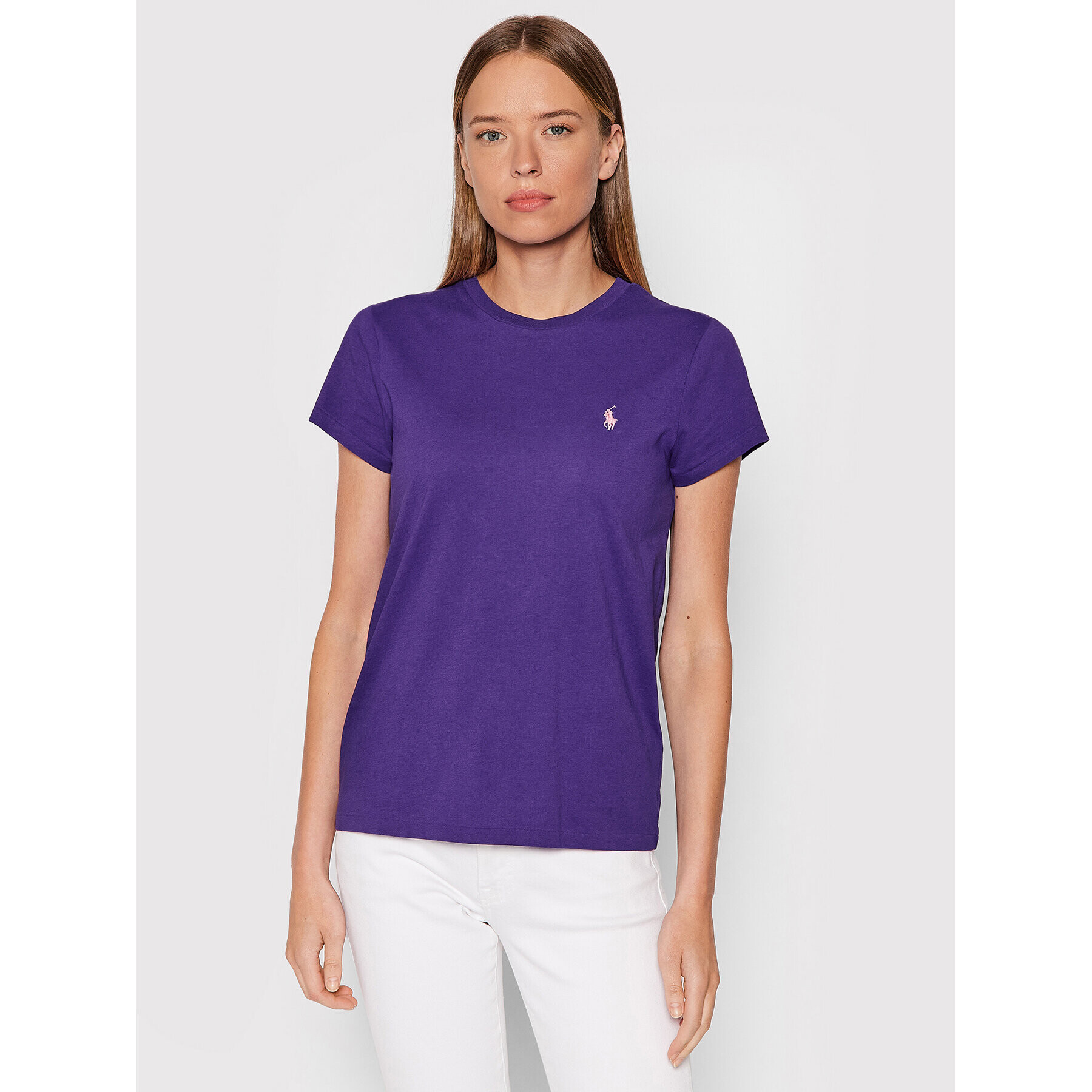 Polo Ralph Lauren Tricou 211847073002 Violet Regular Fit - Pled.ro