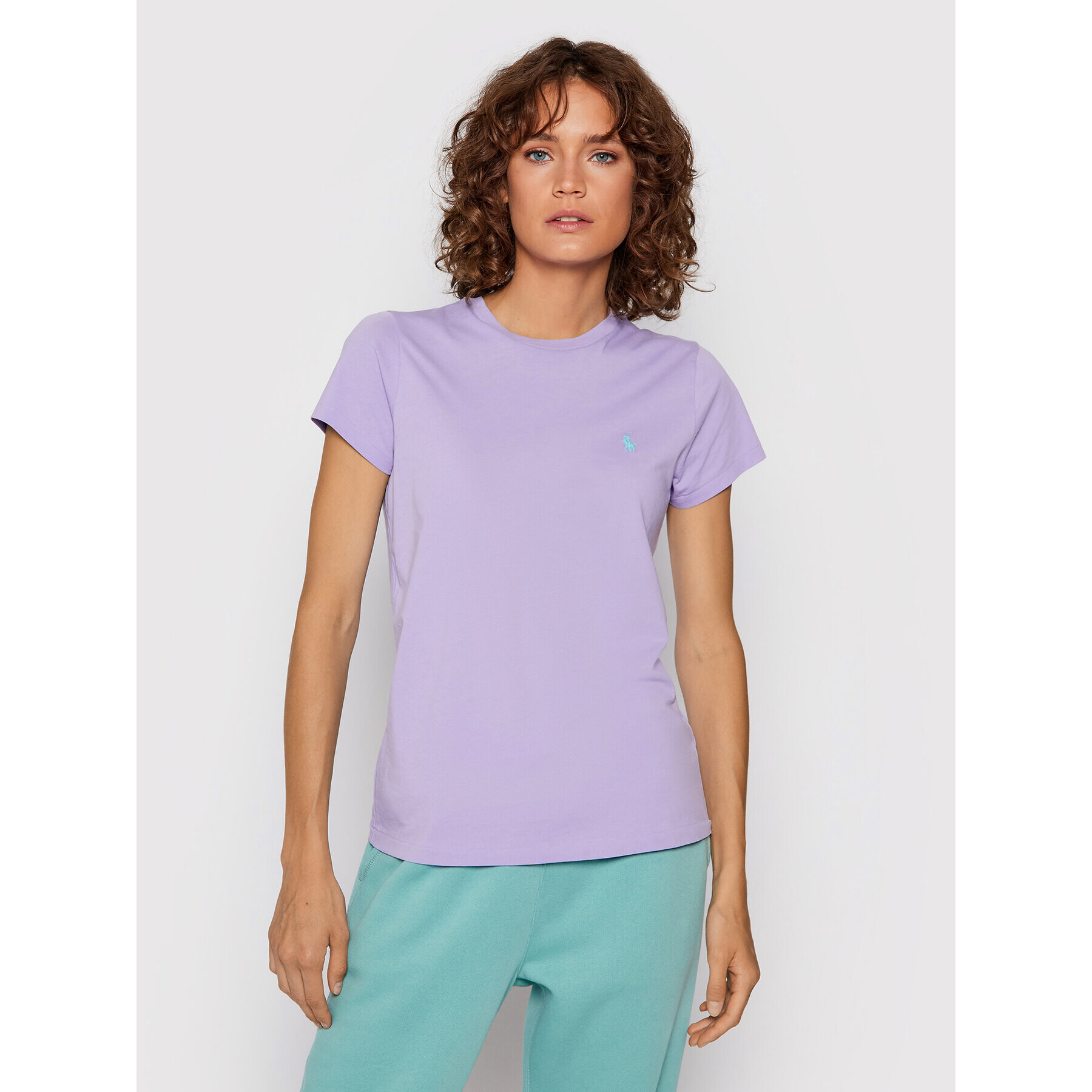 Polo Ralph Lauren Tricou 211847073005 Violet Regular Fit - Pled.ro