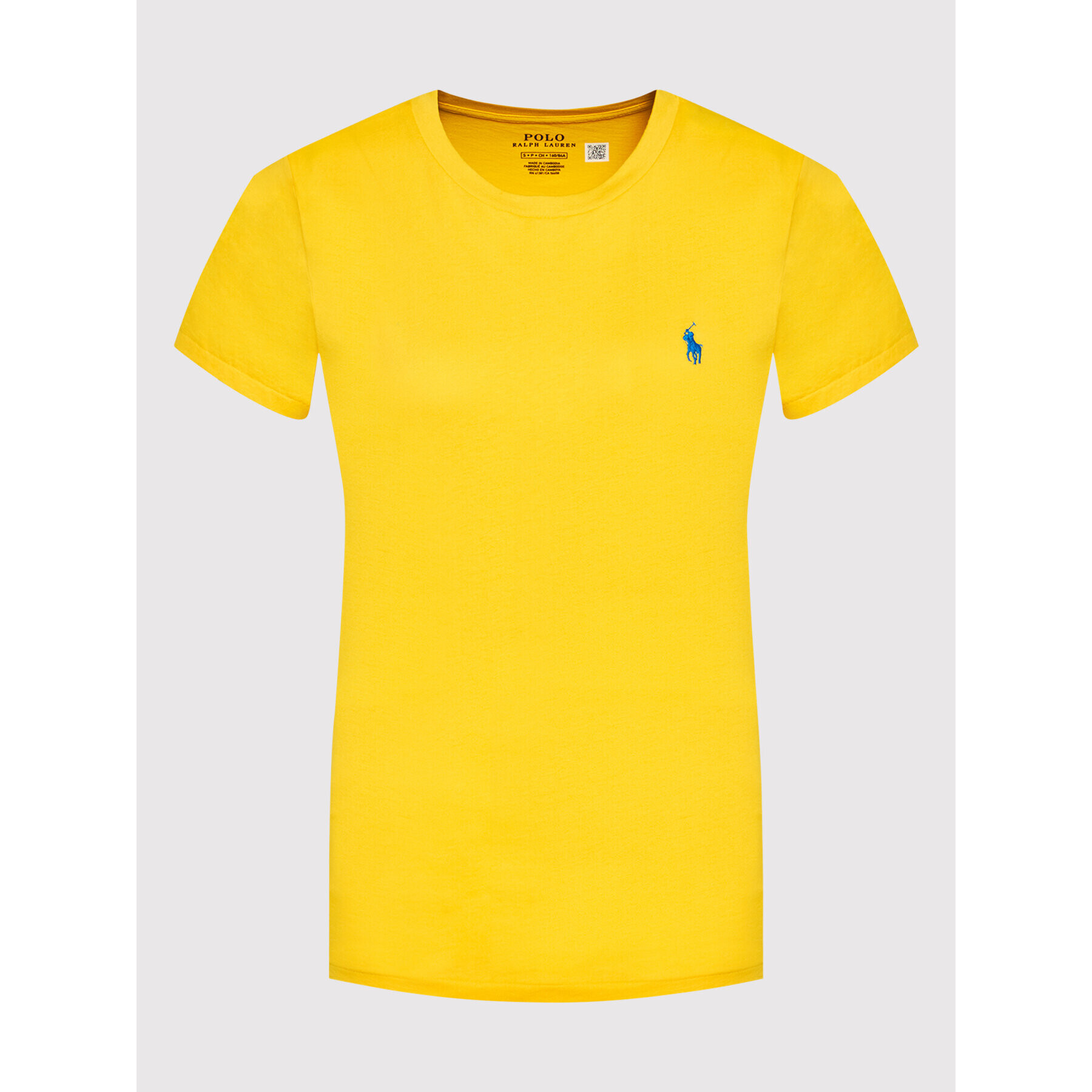 Polo Ralph Lauren Tricou 211847073016 Galben Regular Fit - Pled.ro