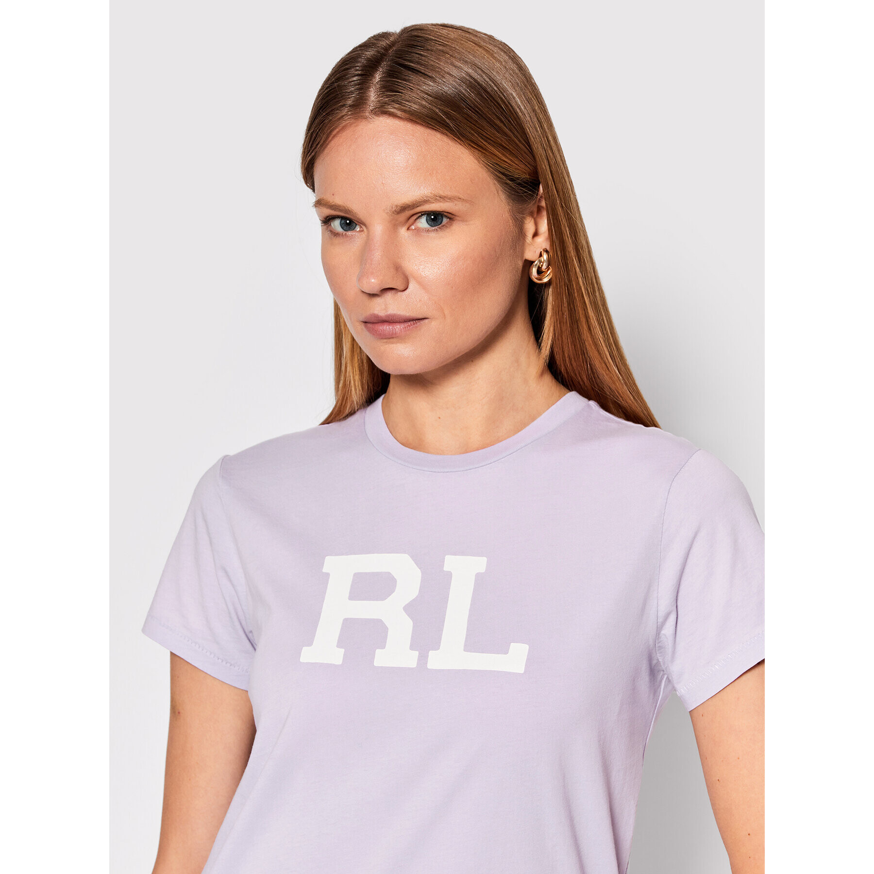 Polo Ralph Lauren Tricou 211847076008 Violet Regular Fit - Pled.ro