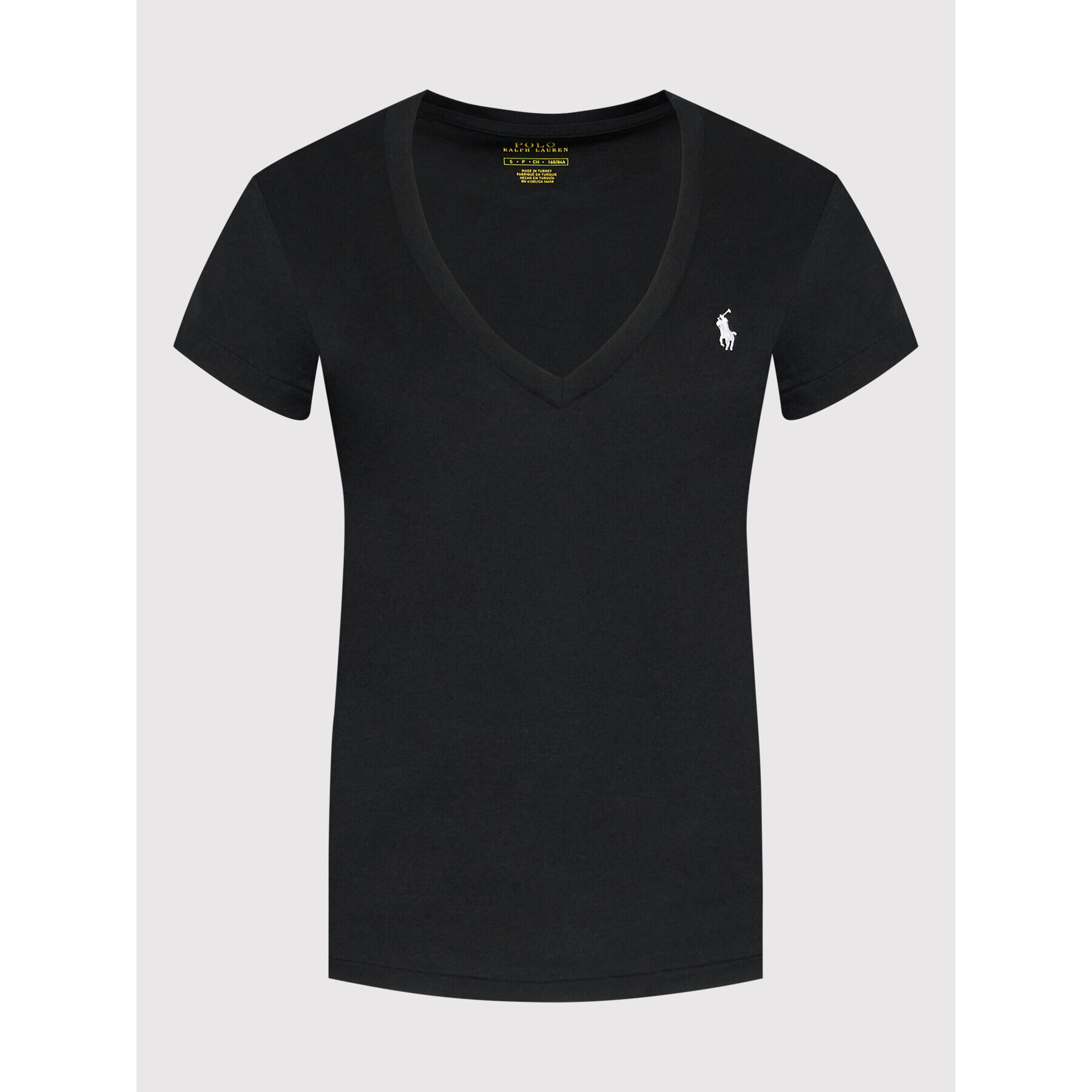 Polo Ralph Lauren Tricou 211847077003 Negru Regular Fit - Pled.ro