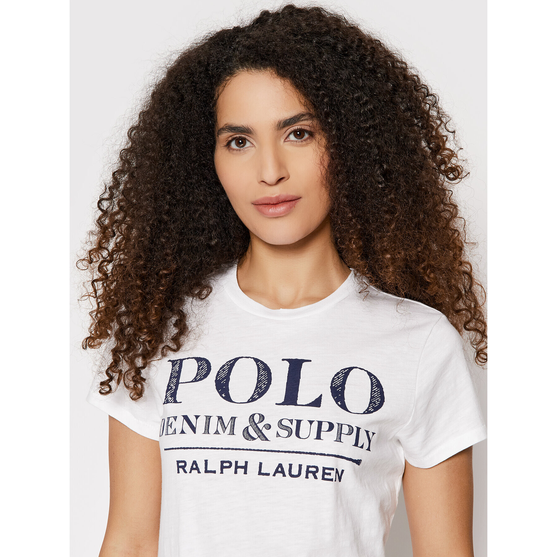 Polo Ralph Lauren Tricou 211858438001 Alb Regular Fit - Pled.ro