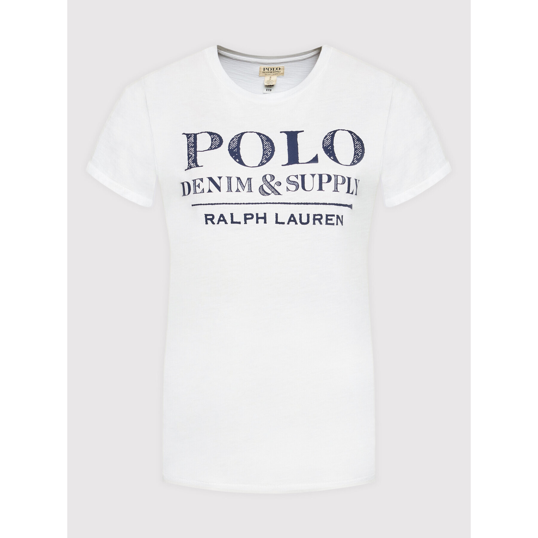 Polo Ralph Lauren Tricou 211858438001 Alb Regular Fit - Pled.ro