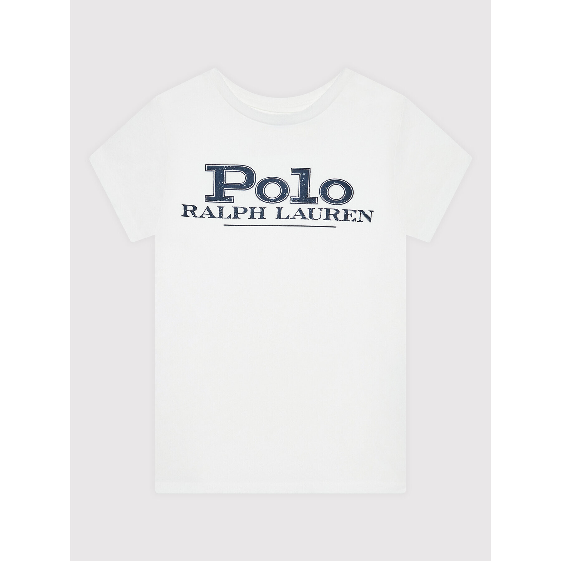 Polo Ralph Lauren Tricou 313858431001 Alb Slim Fit - Pled.ro