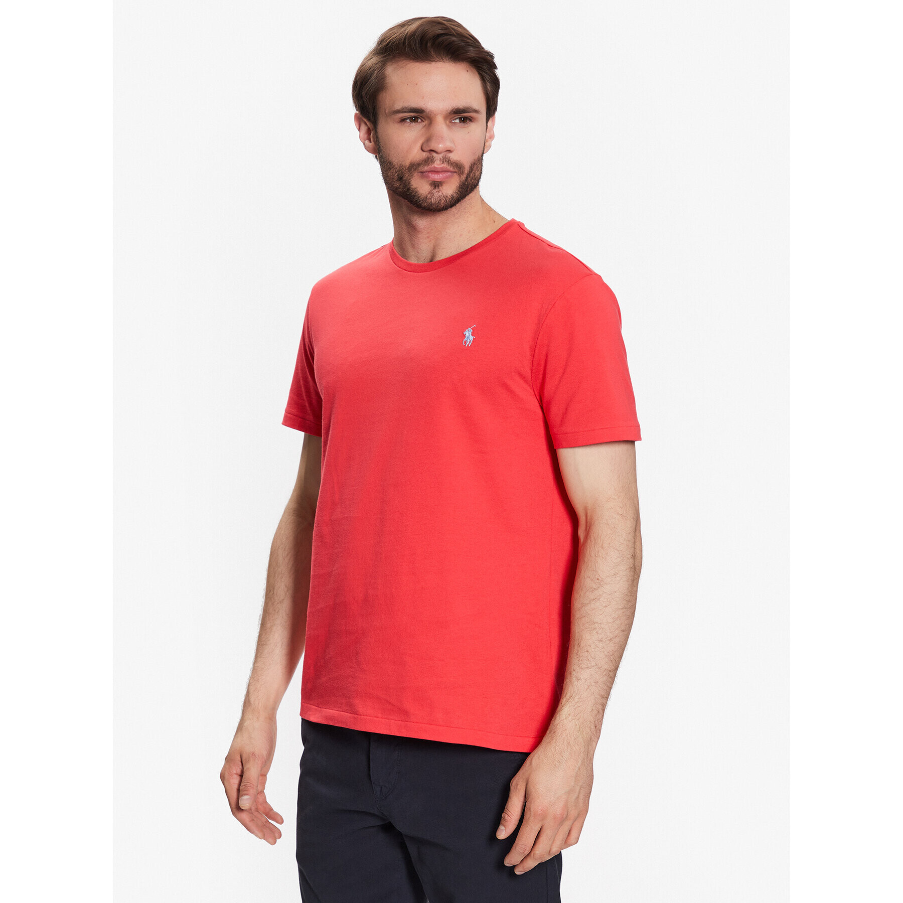 Polo Ralph Lauren Tricou 710671438302 Roșu Slim Fit - Pled.ro