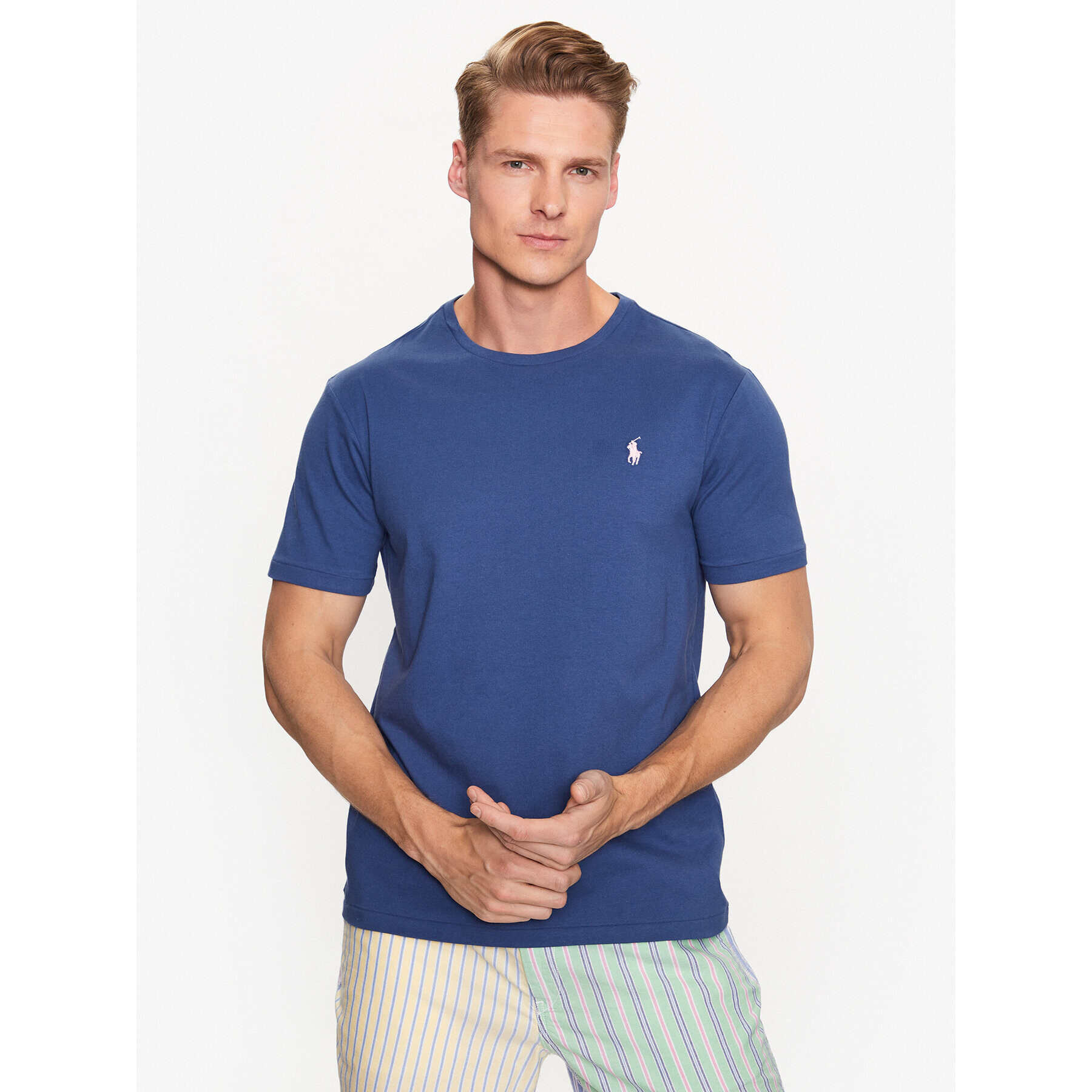 Polo Ralph Lauren Tricou 710671438310 Bleumarin Slim Fit - Pled.ro