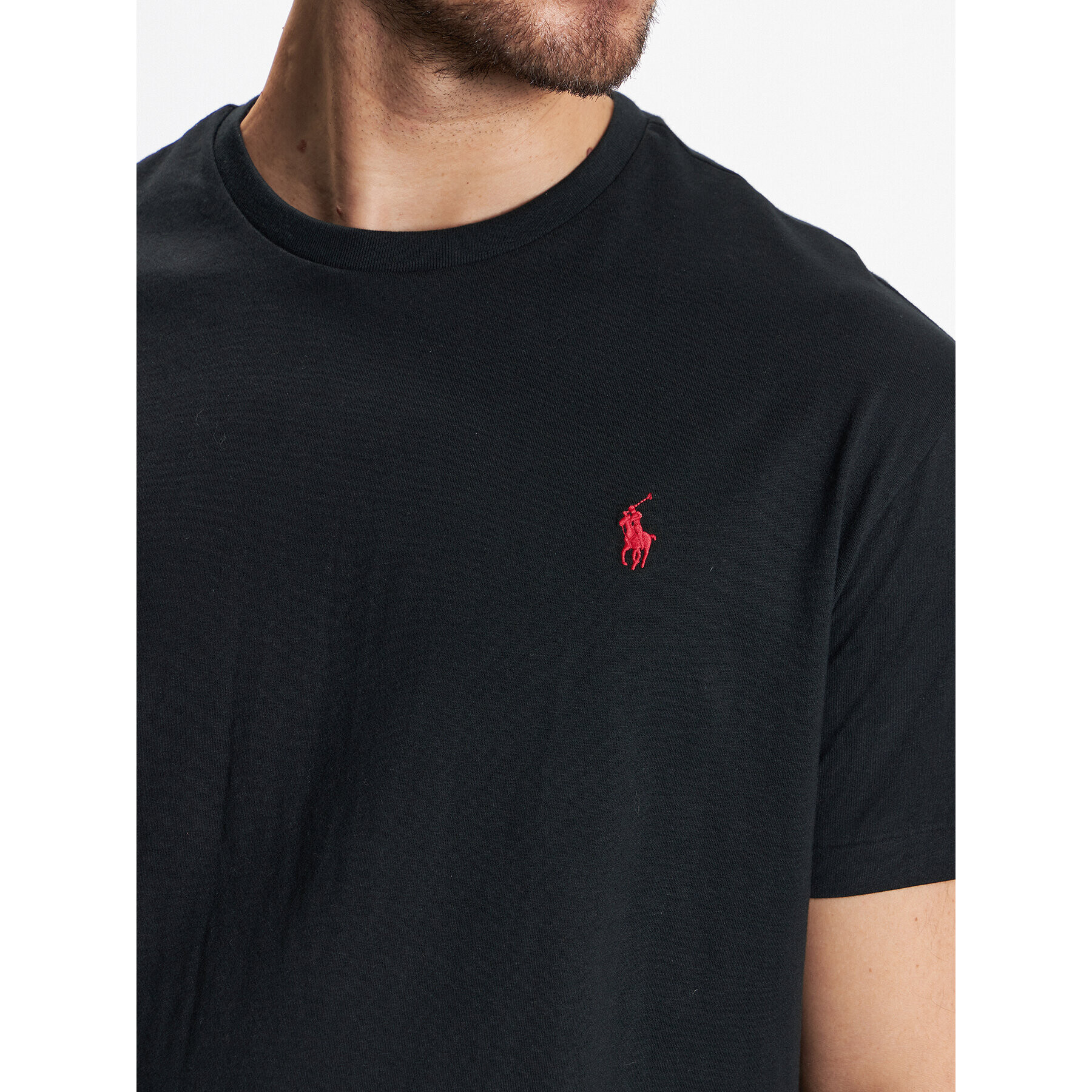 Polo Ralph Lauren Tricou 710707087002 Negru Classic Fit - Pled.ro