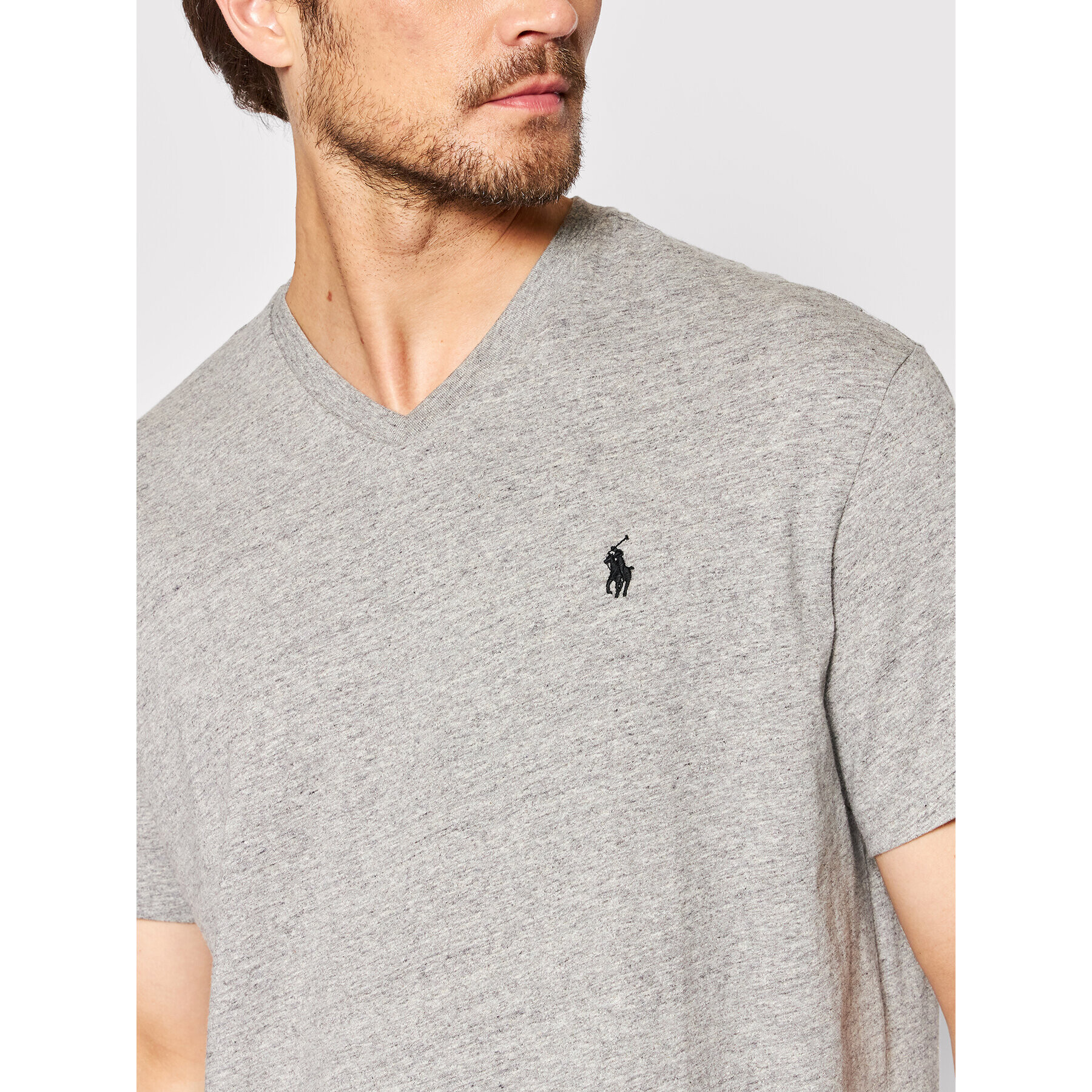 Polo Ralph Lauren Tricou 710708261 Gri Classic Fit - Pled.ro