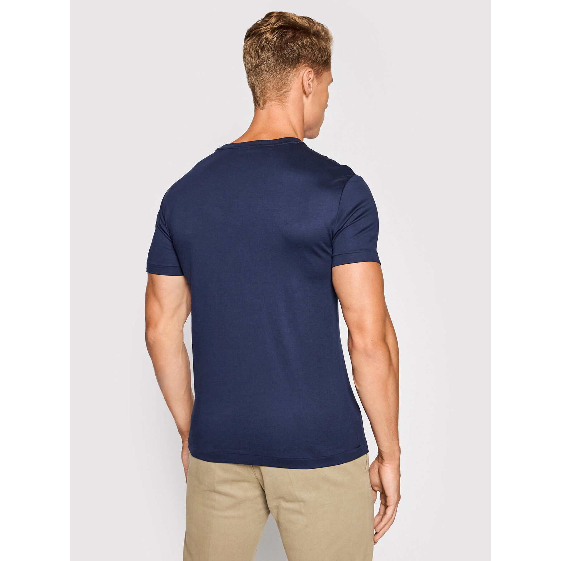 Polo Ralph Lauren Tricou 710740727 Bleumarin Custom Slim Fit - Pled.ro