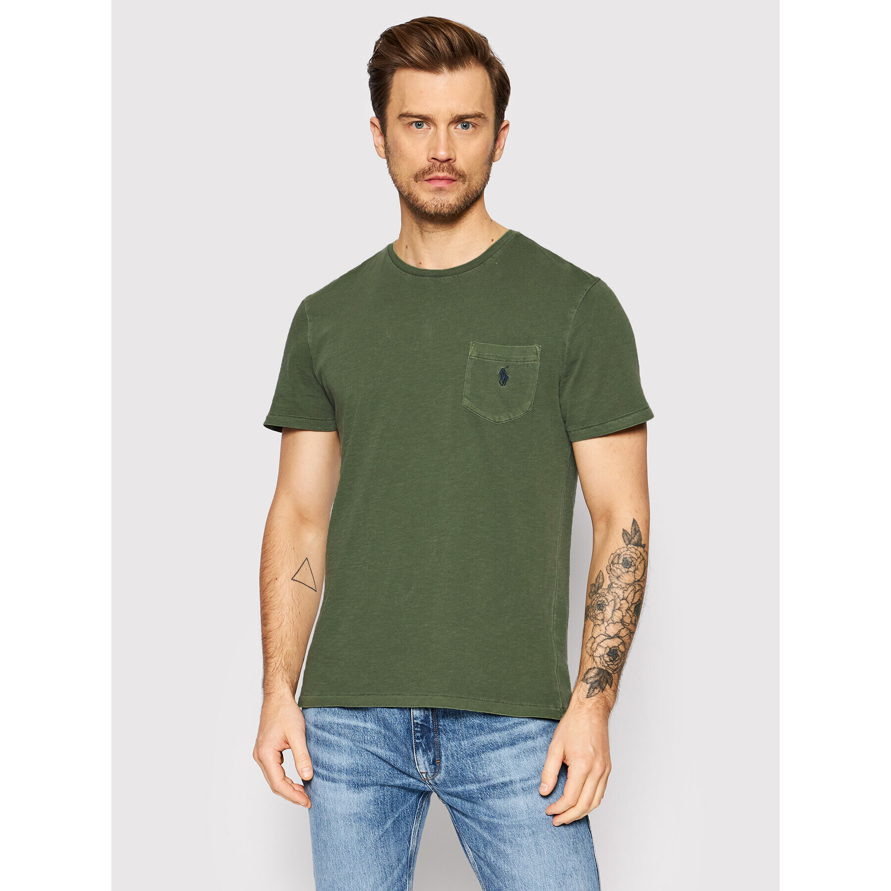 Polo Ralph Lauren Tricou 710795137029 Verde Regular Fit - Pled.ro