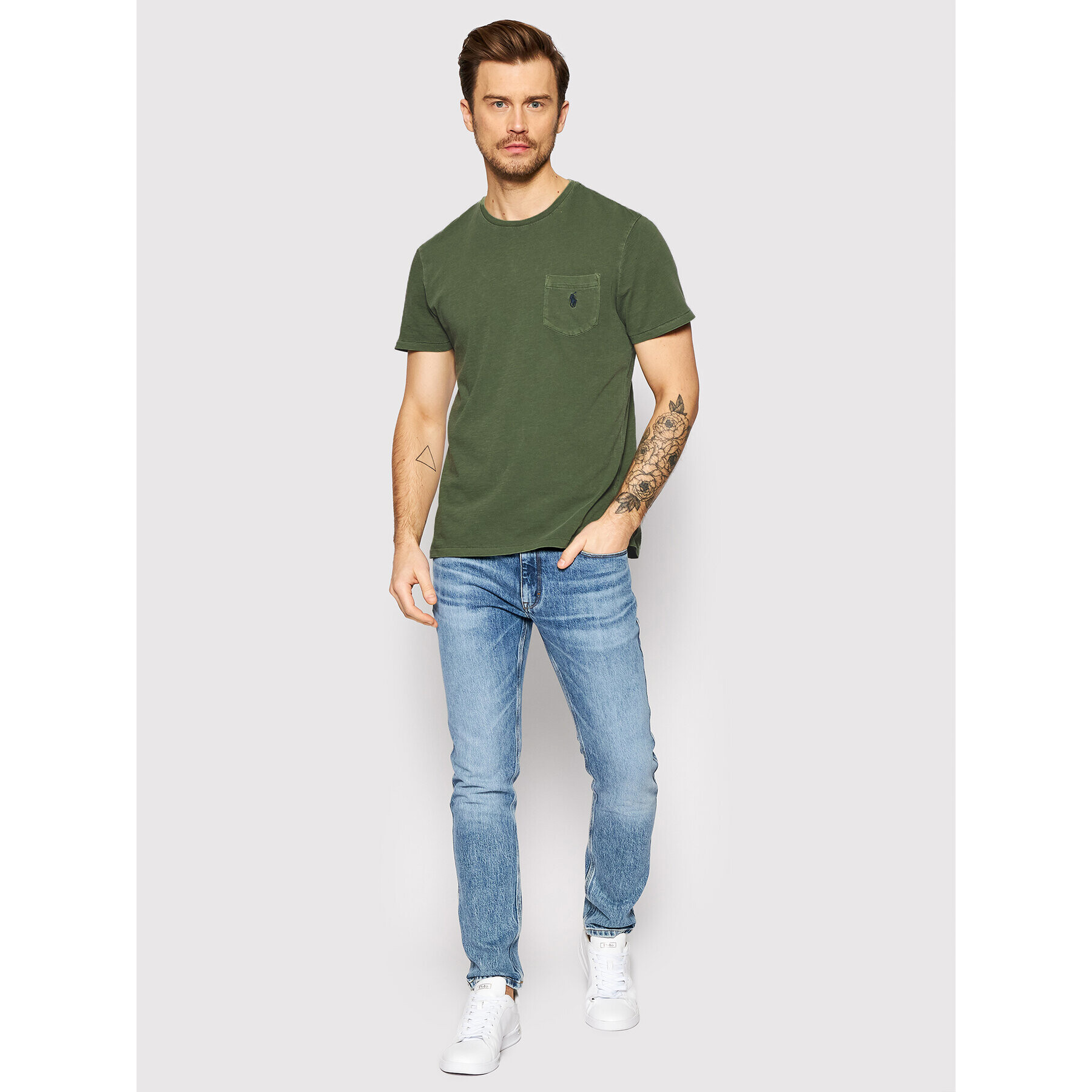 Polo Ralph Lauren Tricou 710795137029 Verde Regular Fit - Pled.ro