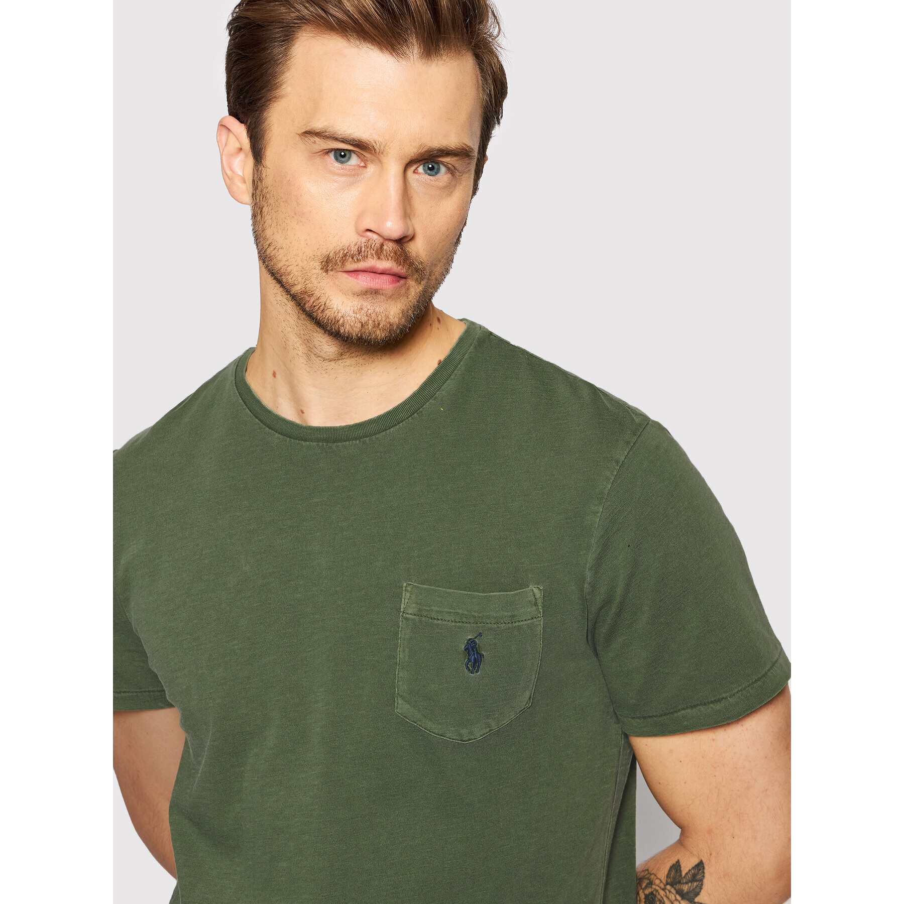 Polo Ralph Lauren Tricou 710795137029 Verde Regular Fit - Pled.ro