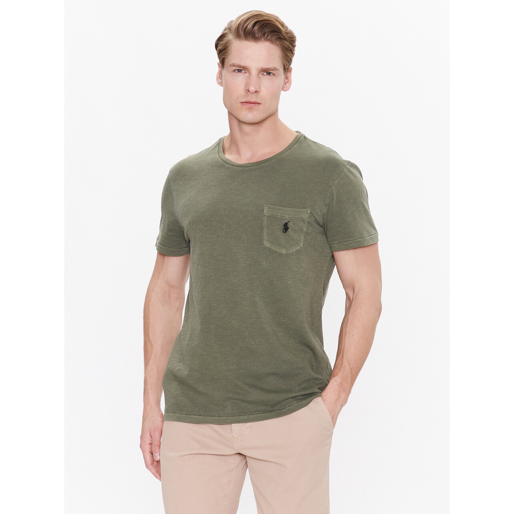 Polo Ralph Lauren Tricou 710795137034 Verde Regular Fit - Pled.ro