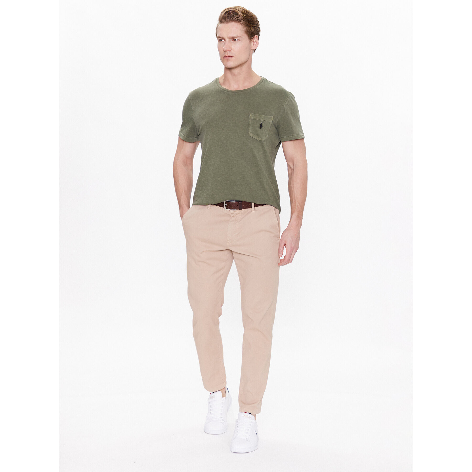 Polo Ralph Lauren Tricou 710795137034 Verde Regular Fit - Pled.ro