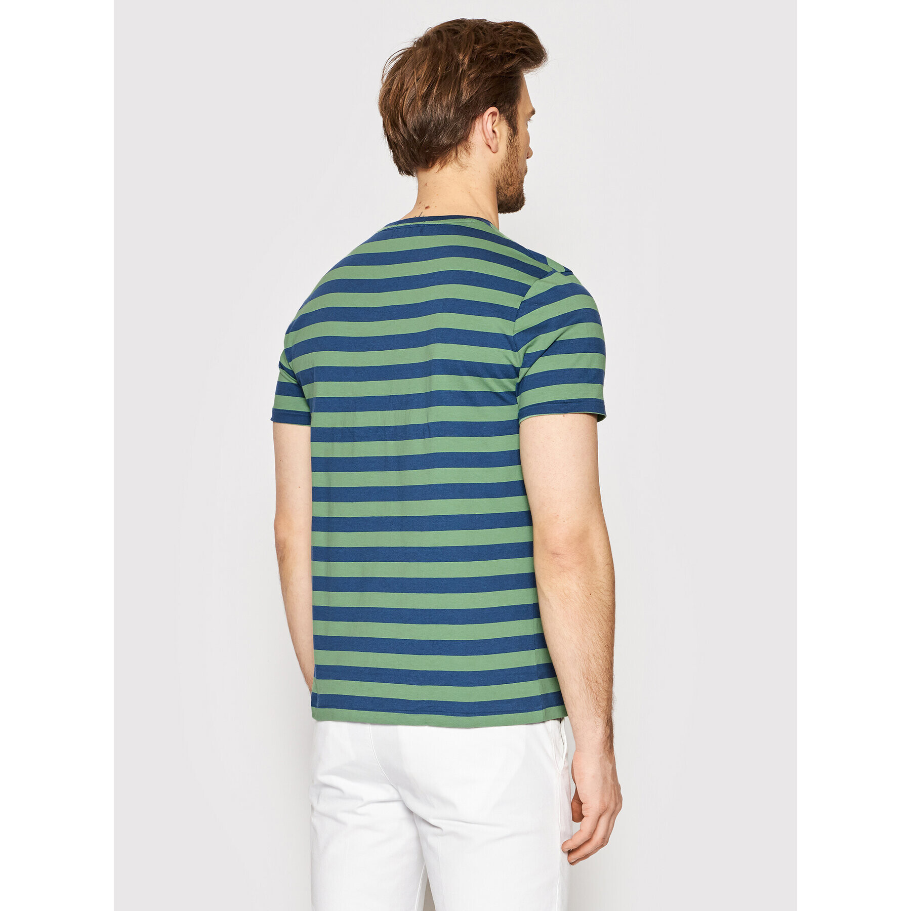 Polo Ralph Lauren Tricou 710803479012 Verde Custom Slim Fit - Pled.ro