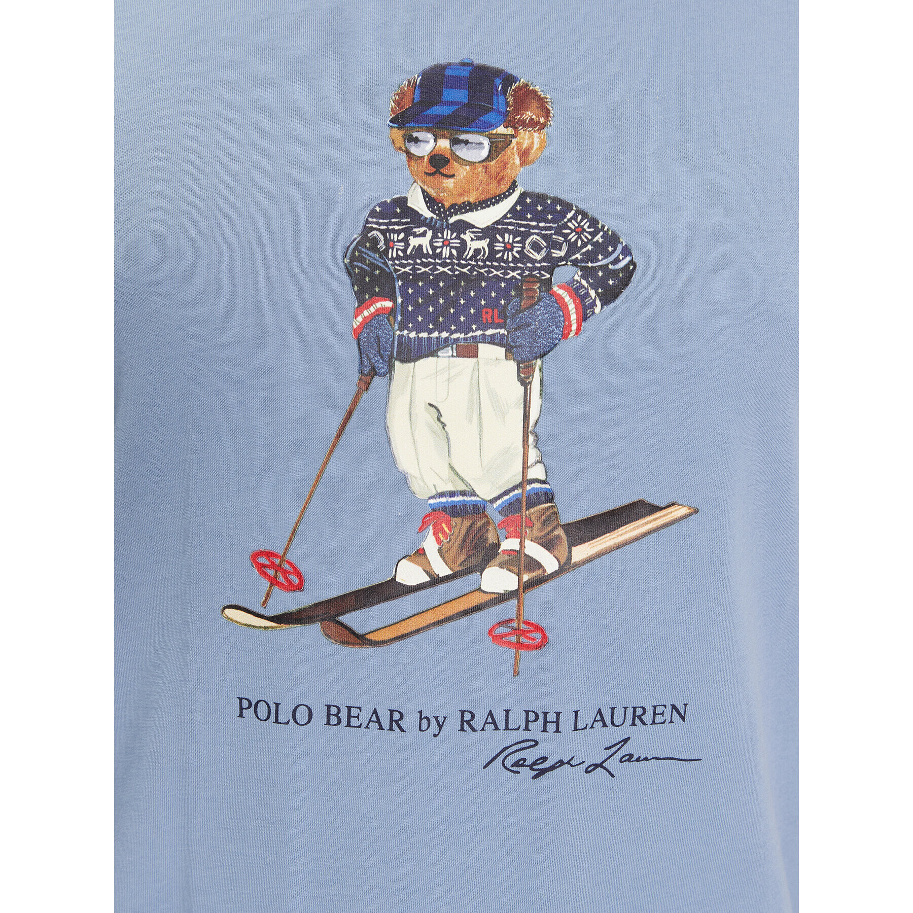 Polo Ralph Lauren Tricou 710853310027 Albastru Slim Fit - Pled.ro