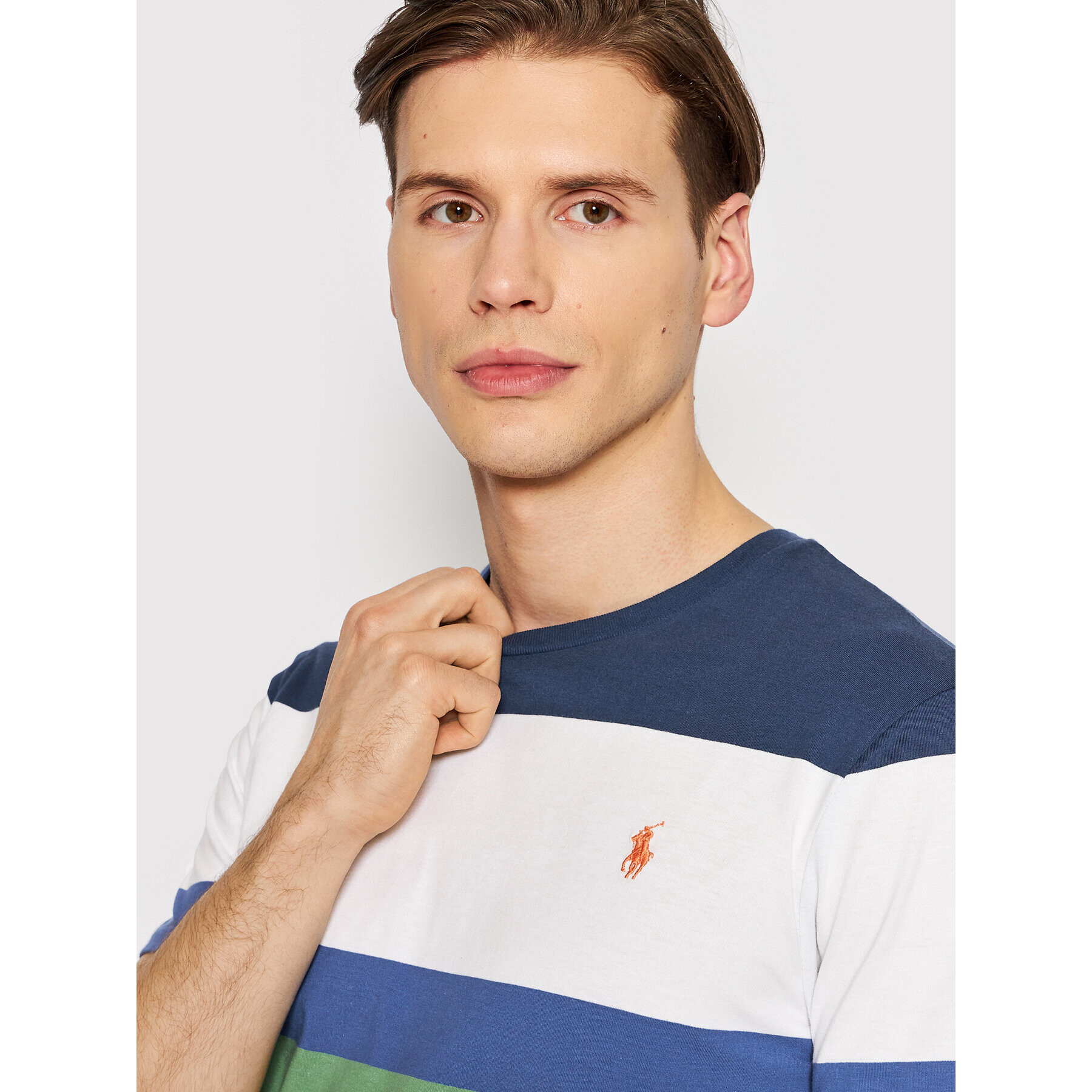 Polo Ralph Lauren Tricou 710857233002 Colorat Custom Slim Fit - Pled.ro