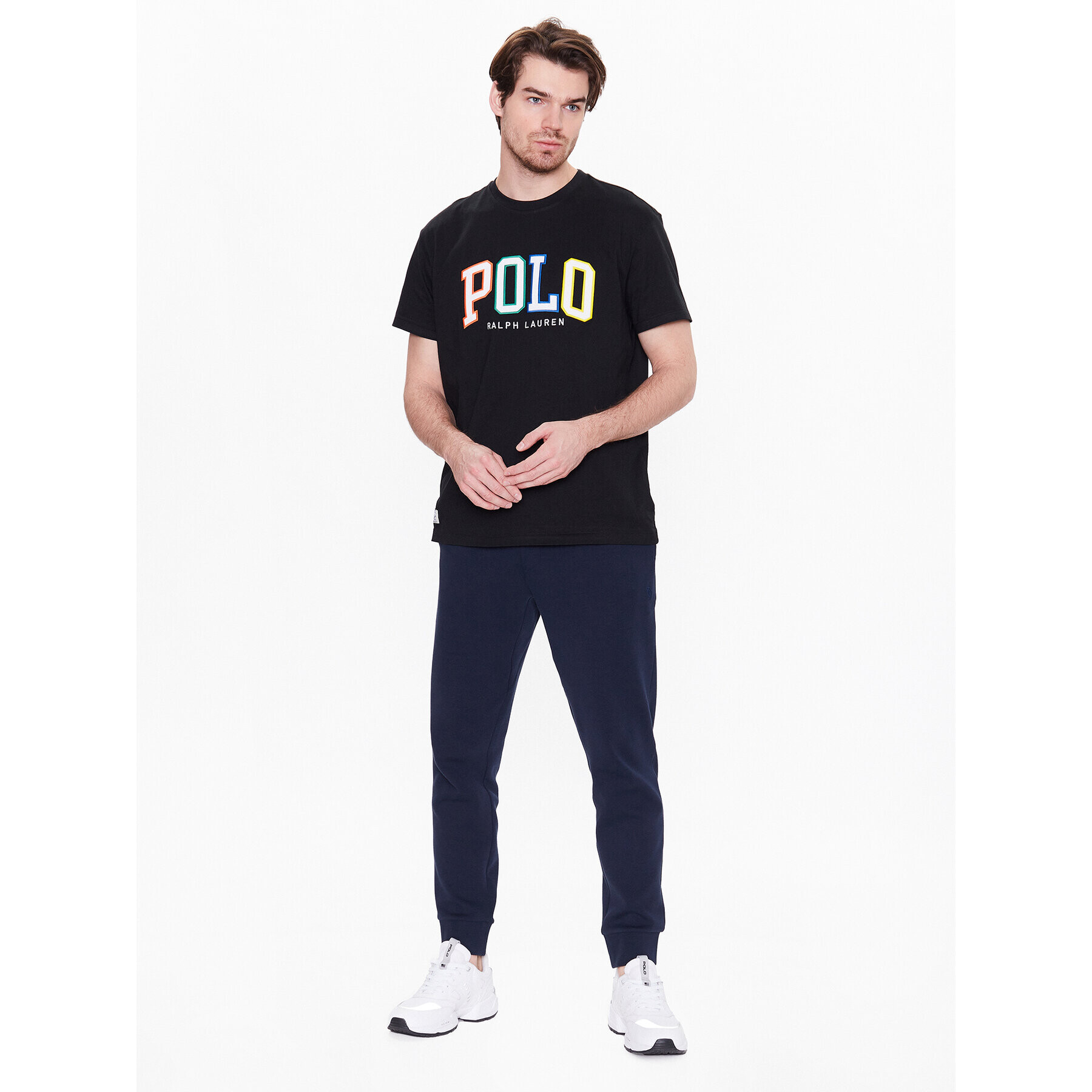 Polo Ralph Lauren Tricou 710890804001 Negru Custom Fit - Pled.ro