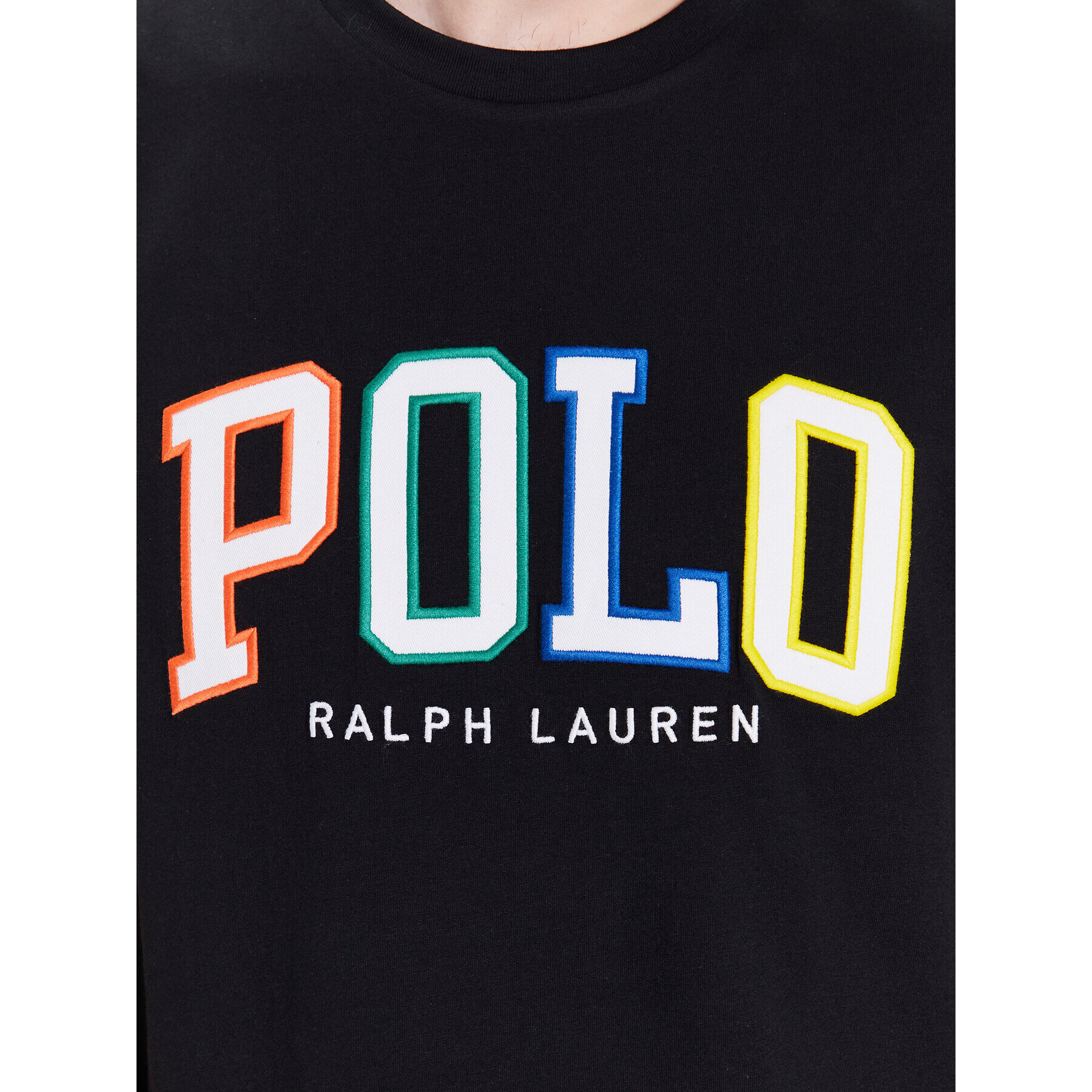 Polo Ralph Lauren Tricou 710890804001 Negru Custom Fit - Pled.ro