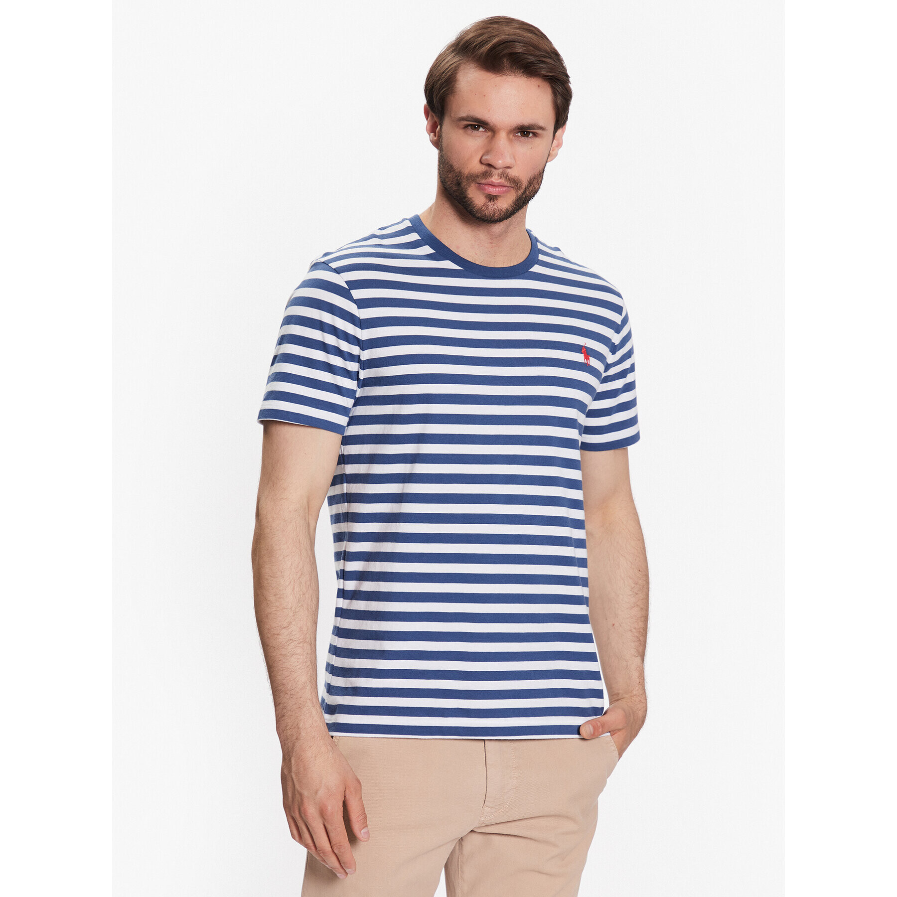 Polo Ralph Lauren Tricou 710906295001 Bleumarin Regular Fit - Pled.ro