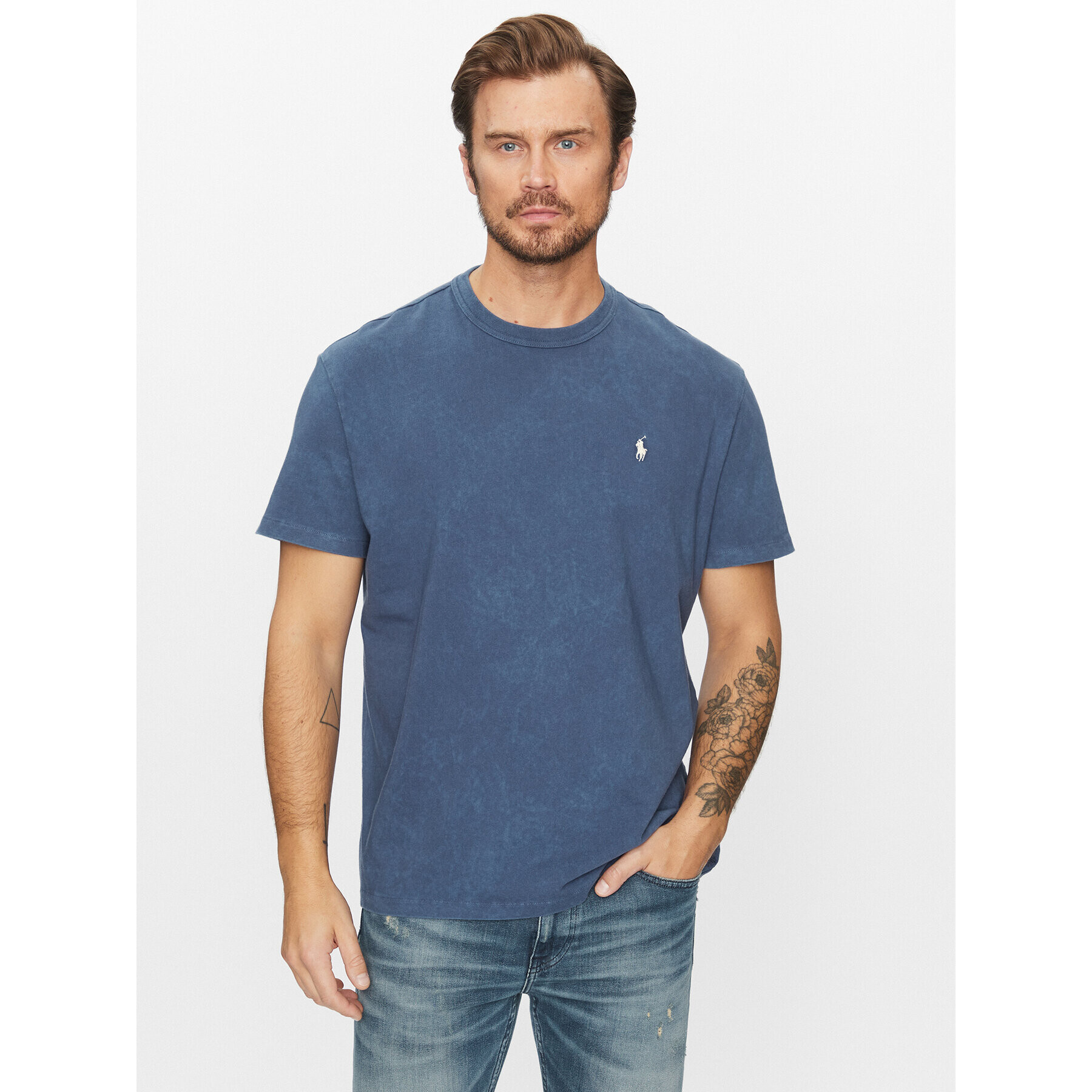 Polo Ralph Lauren Tricou 710916698001 Bleumarin Regular Fit - Pled.ro