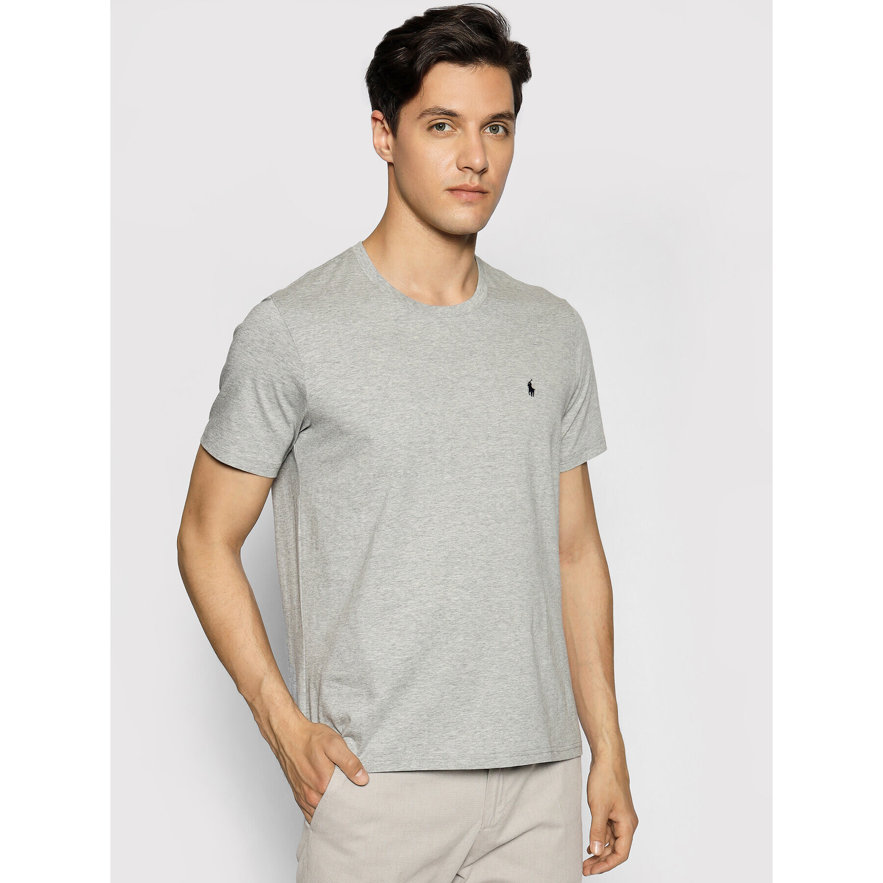 Polo Ralph Lauren Tricou 714706745 Gri Regular Fit - Pled.ro