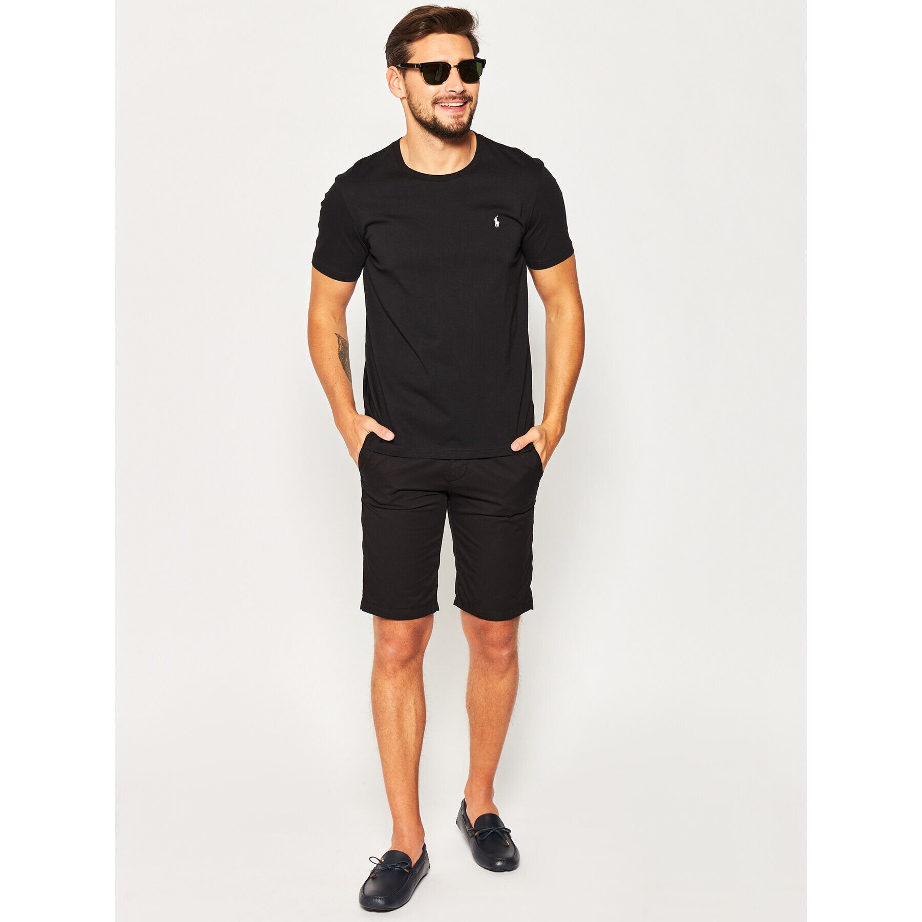 Polo Ralph Lauren Tricou 714706745 Negru Regular Fit - Pled.ro