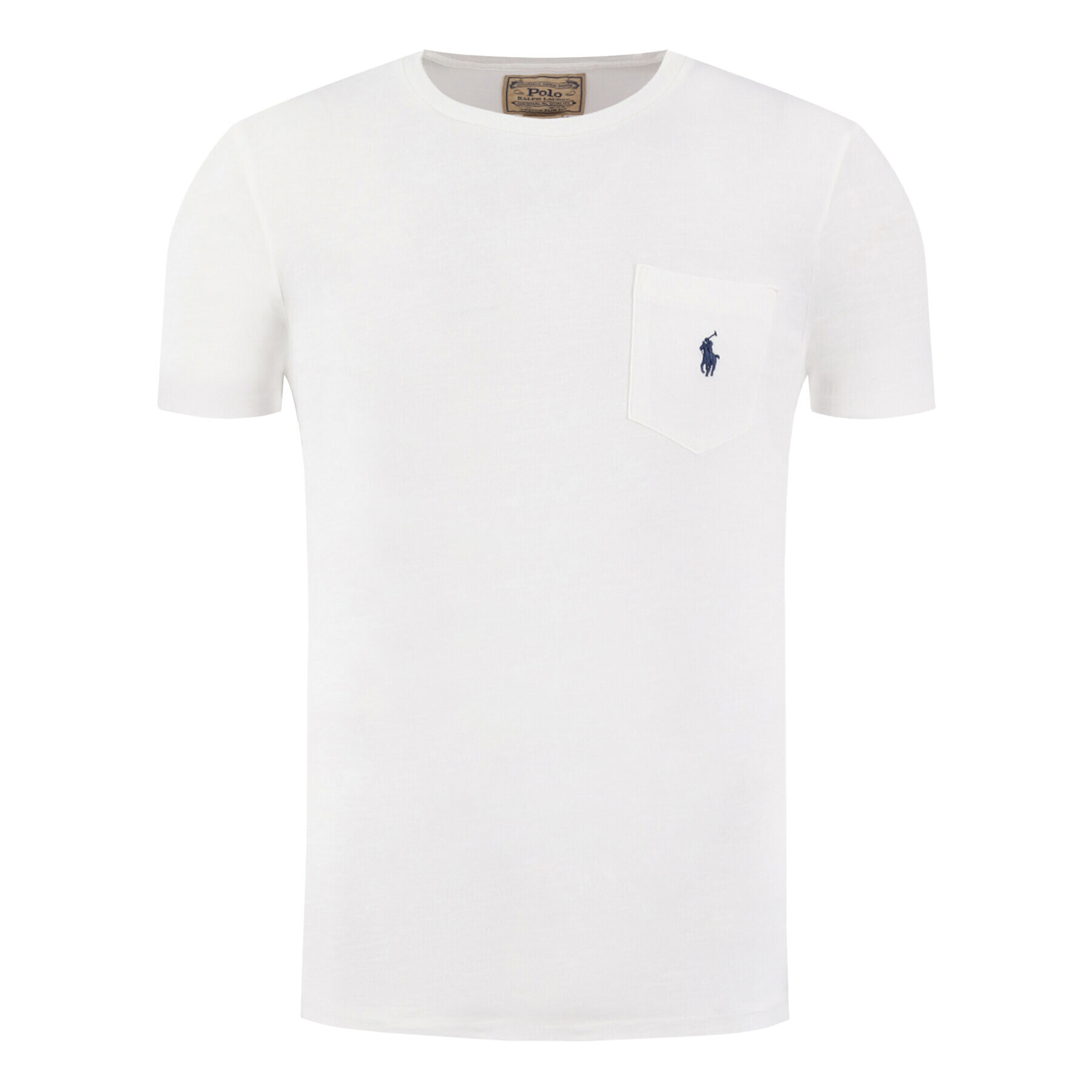 Polo Ralph Lauren Tricou Classics 710795137 Alb Regular Fit - Pled.ro