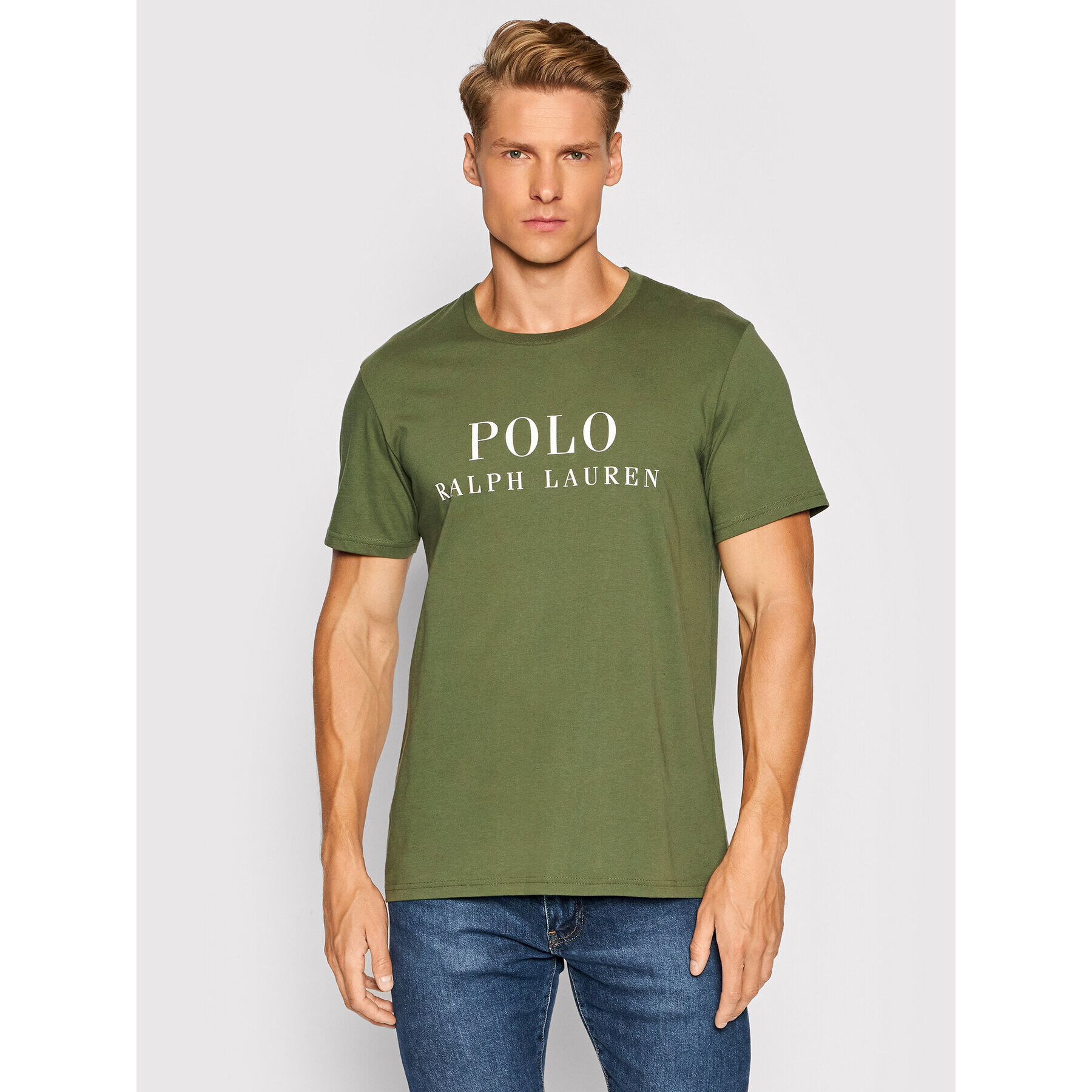 Polo Ralph Lauren Tricou Crw 714830278011 Verde Regular Fit - Pled.ro