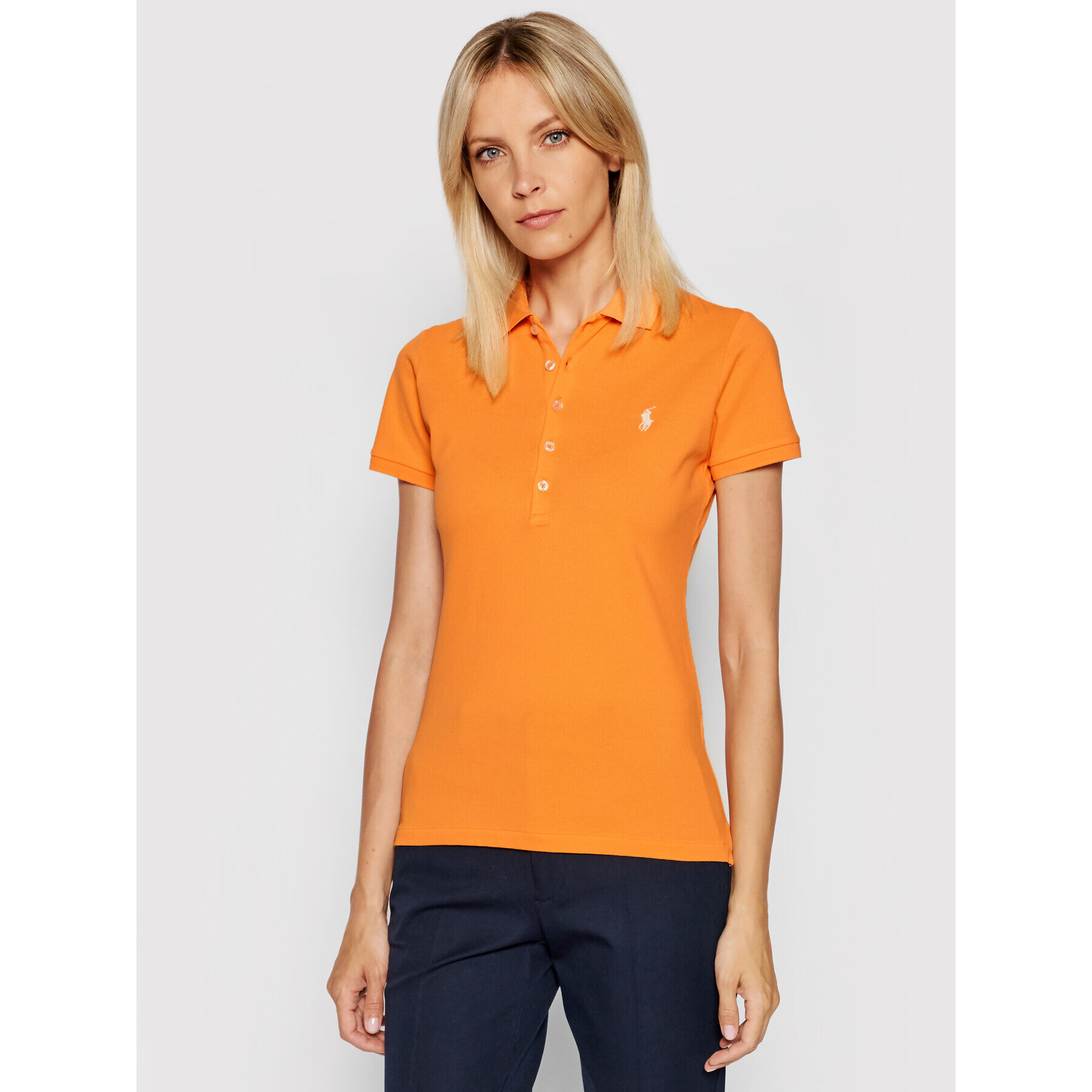 Polo Ralph Lauren Tricou polo 211505654092 Portocaliu Slim Fit - Pled.ro